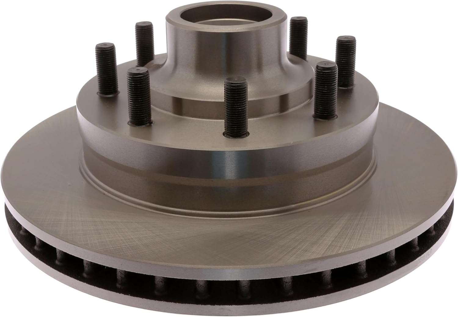 ACDelco Silver 18A658A (19287288) Non-Coated Front Disc Brake Rotor and Hub Assembly