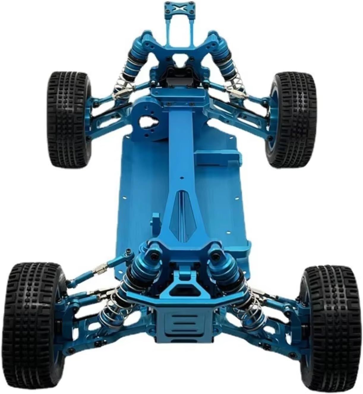 RC Models Parts For WLtoys 127017 124019 1/12 RC Car Parts Upgrade Metal Modified Frame(SKY BLUE)
