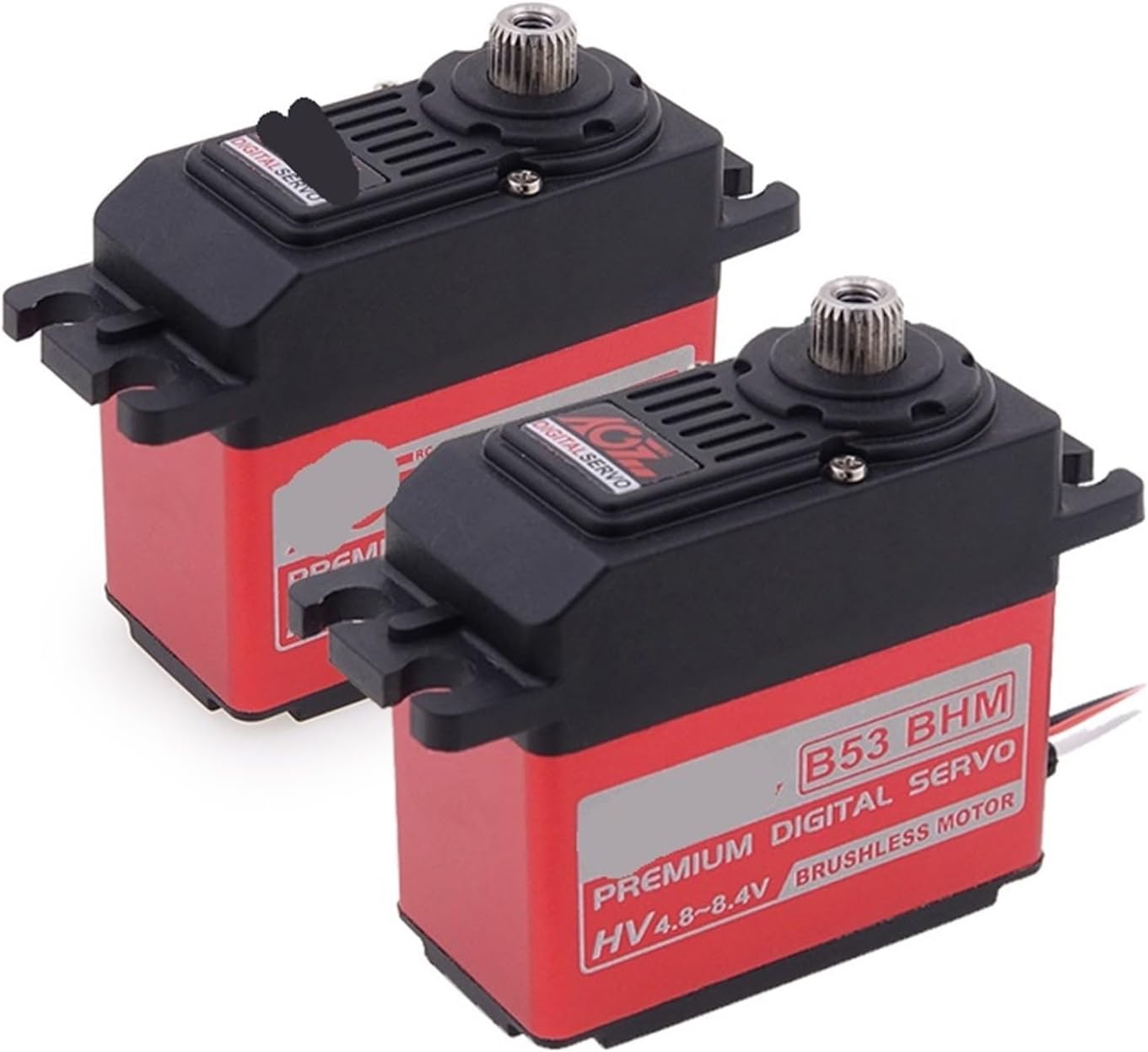 Servo B53BHM 18KG 0.055sec High Pressure Digital Coreless Standard Brushless Servo FET Drive RC Crawler 1Pcs(B53BHMx2pcs)