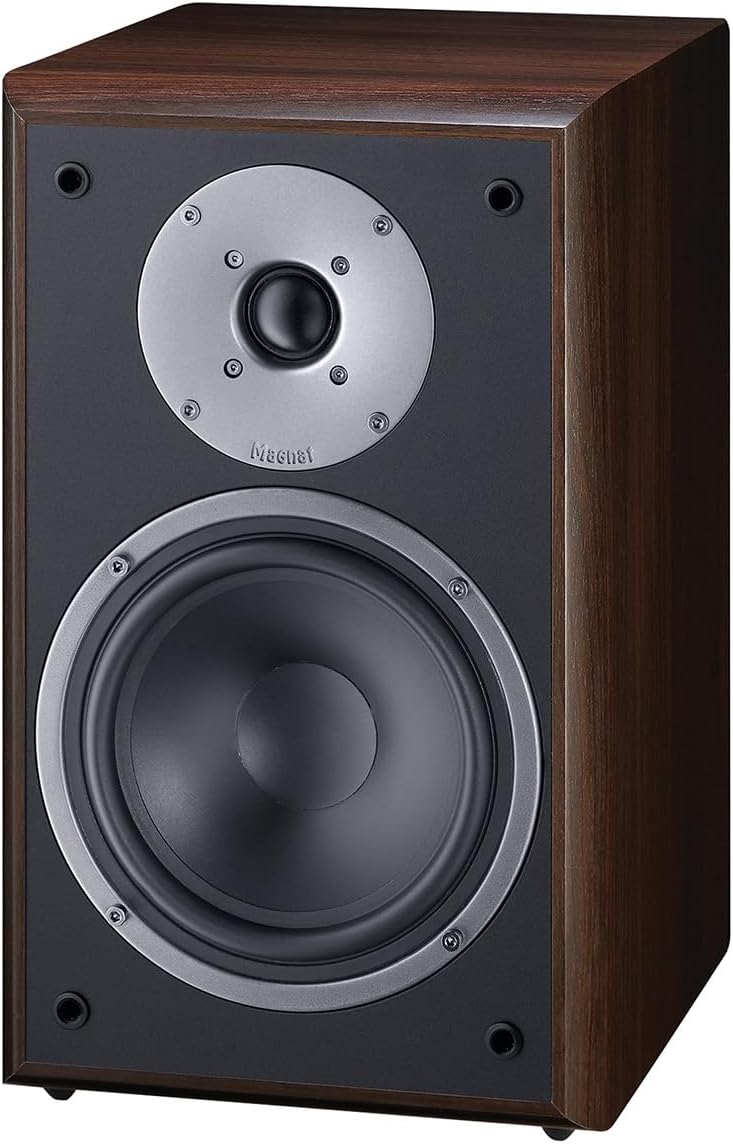 Magnat Monitor Supreme 202 200W 2-Way Bass Reflex Shelf Speaker, Pair, Mocca