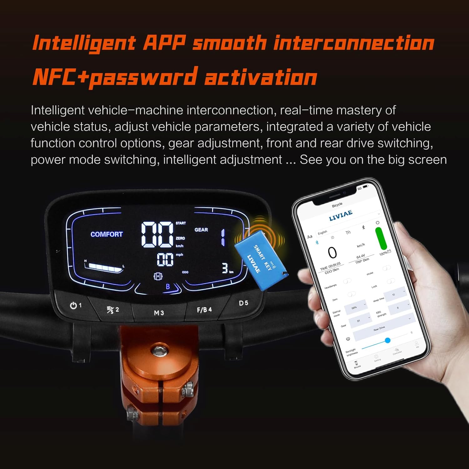 Electric Scooter Adults Peak 5600W Dual Motors Top Speed 45MPH，33Ah Battery Range 75 Miles， with Non-Zero Start 10