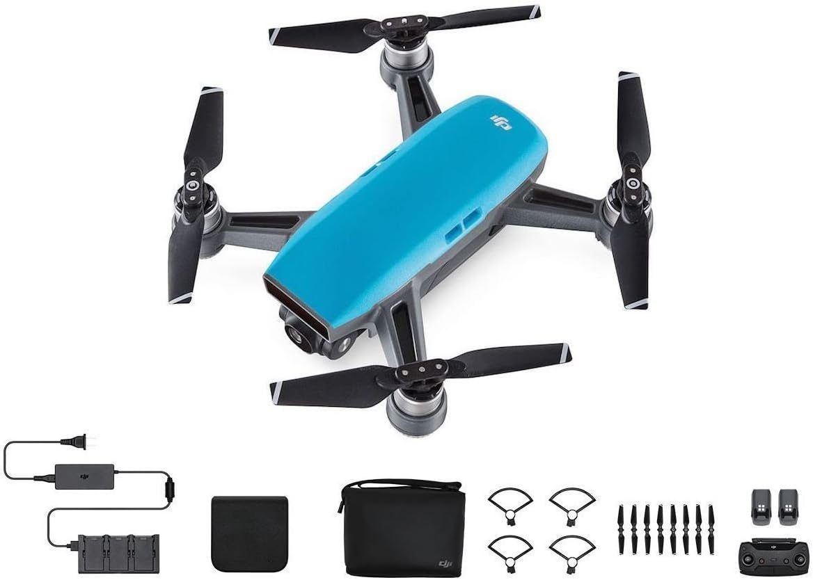 DJI Spark, Fly More Combo, Sky Blue