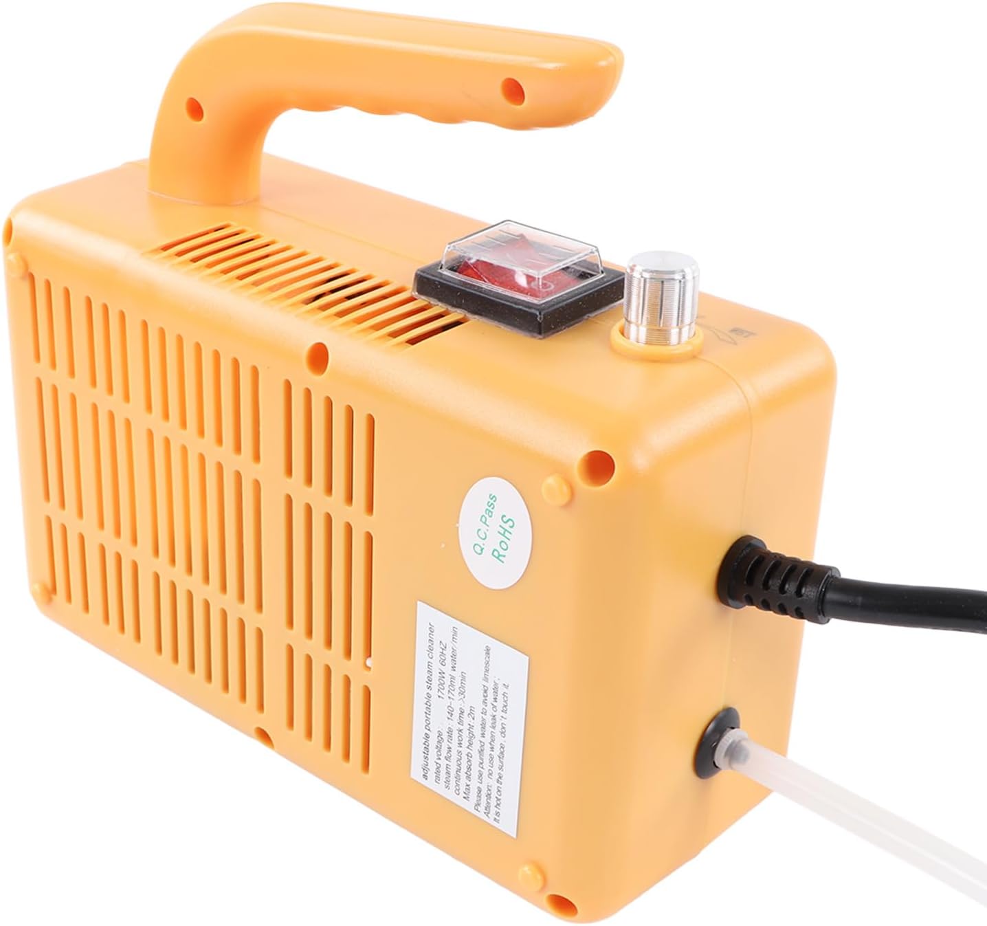 1700W High Pressure Steam Cleaner with Flashlight Extension Tube Handheld Steam Cleaning Machine (US Plug 110v)