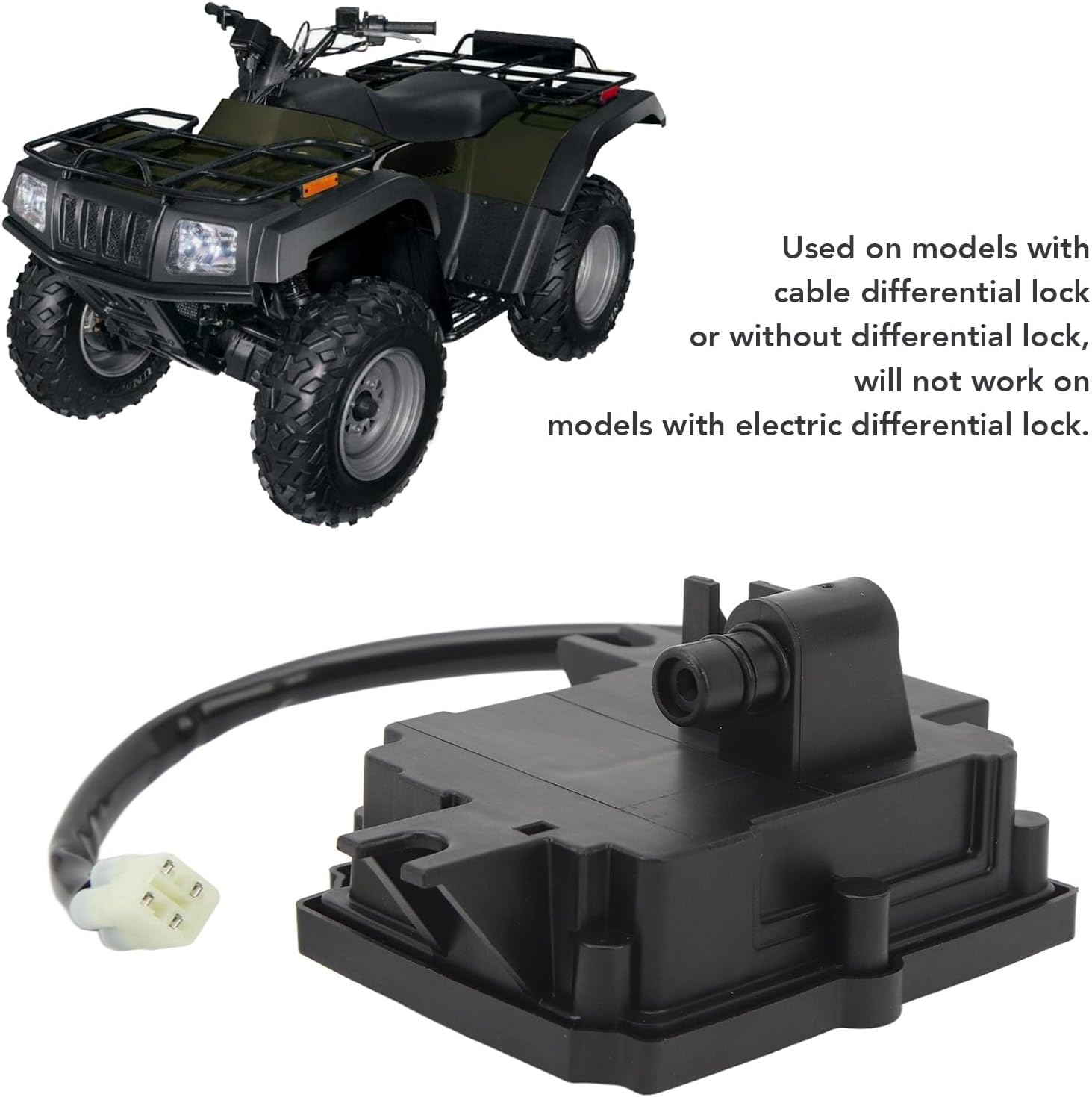 Actuator Front Differential Gearcase, Metal Actuator Front Differential, Actuator Front Differential Gearcase for ATV 2WD 4WD 400 FIS 2005 to 2008