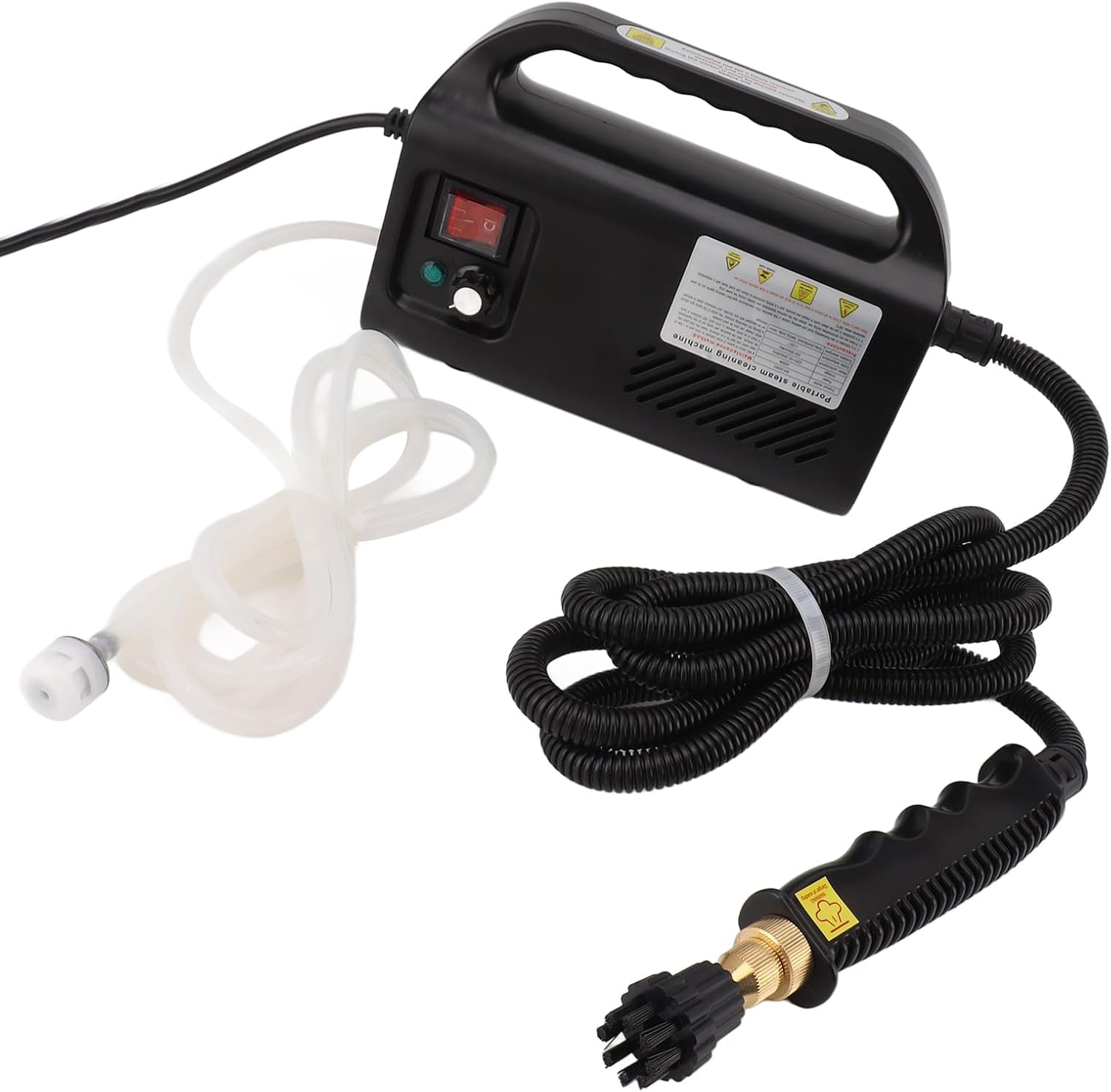 YUJIEE 2500W High Pressure Steam Cleaner, Intelligent Design, Multifunctional Use, Prime ABS Material (US Plug 110V)