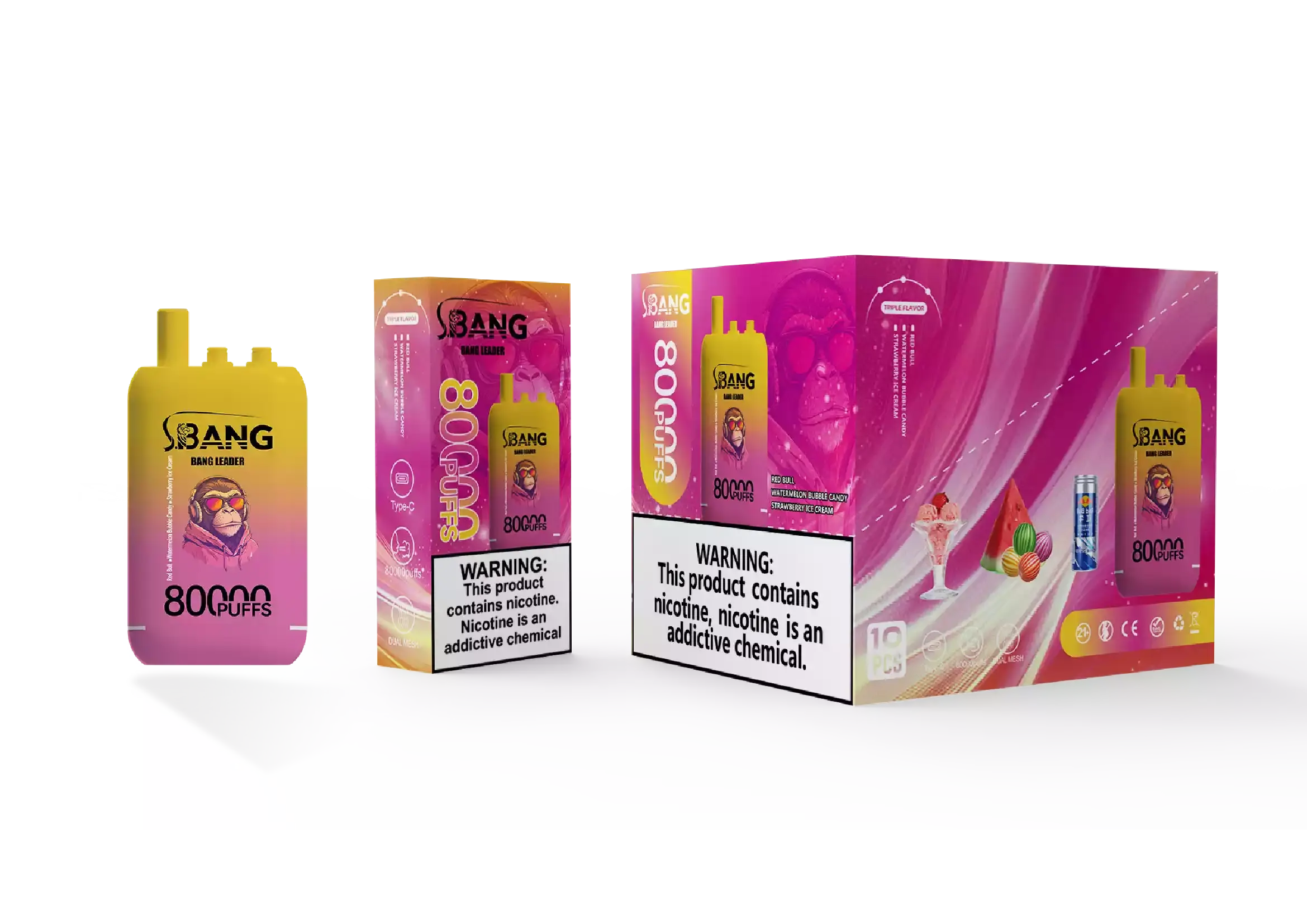 BANG LEADER 80K 3 in 1 (10pcs) - MYEU VAPES