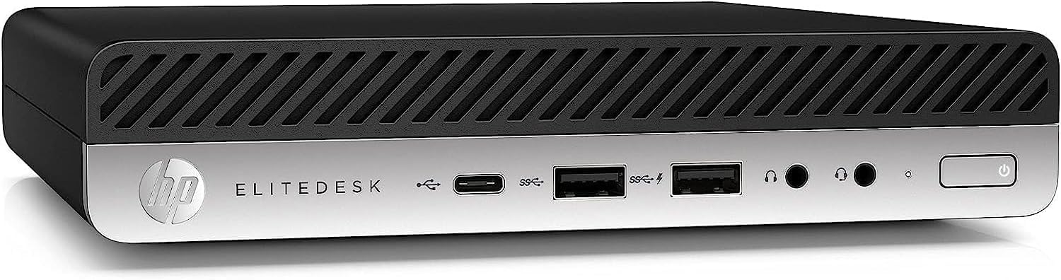 HP EliteDesk 800 G4 Mini Desktop with New 24