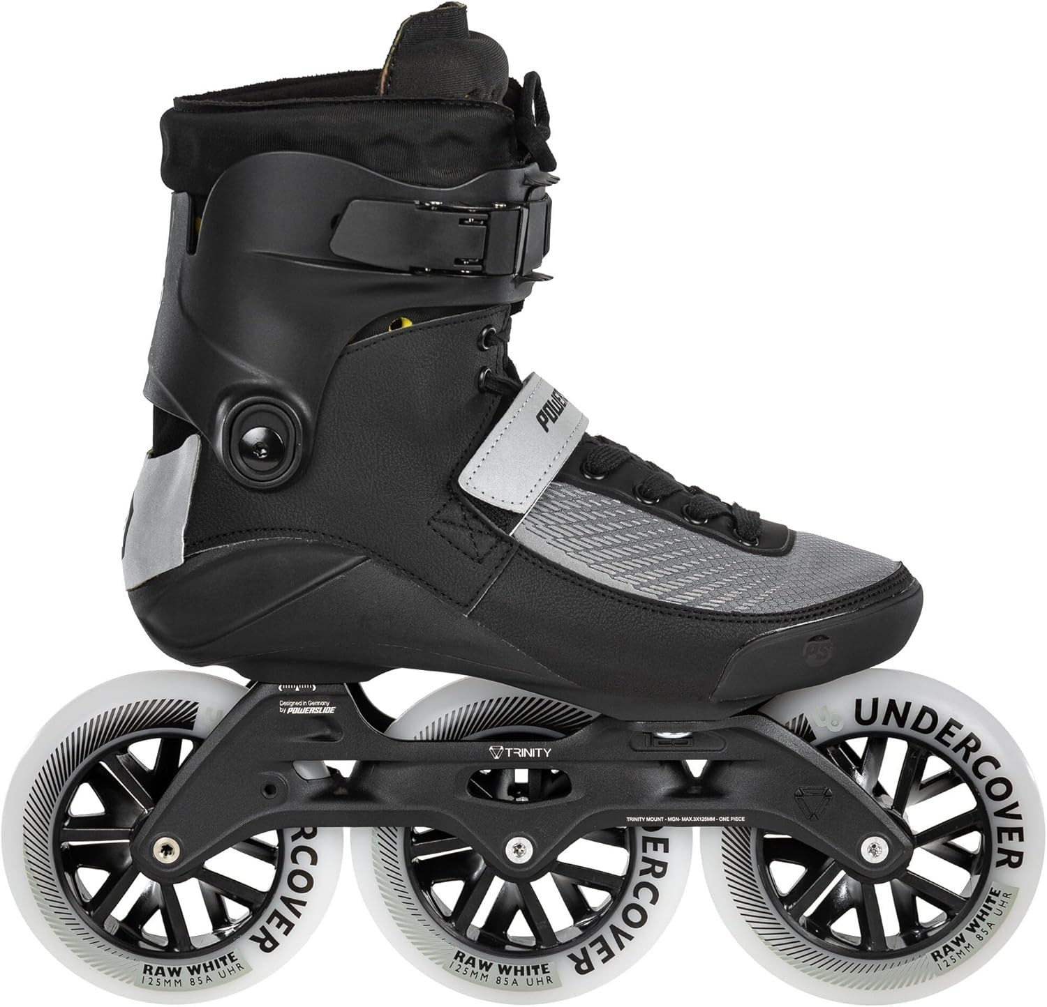 Powerslide PS Swell Nite 125 3D Adapt Skates Blk/Reflect 10.5 (44)