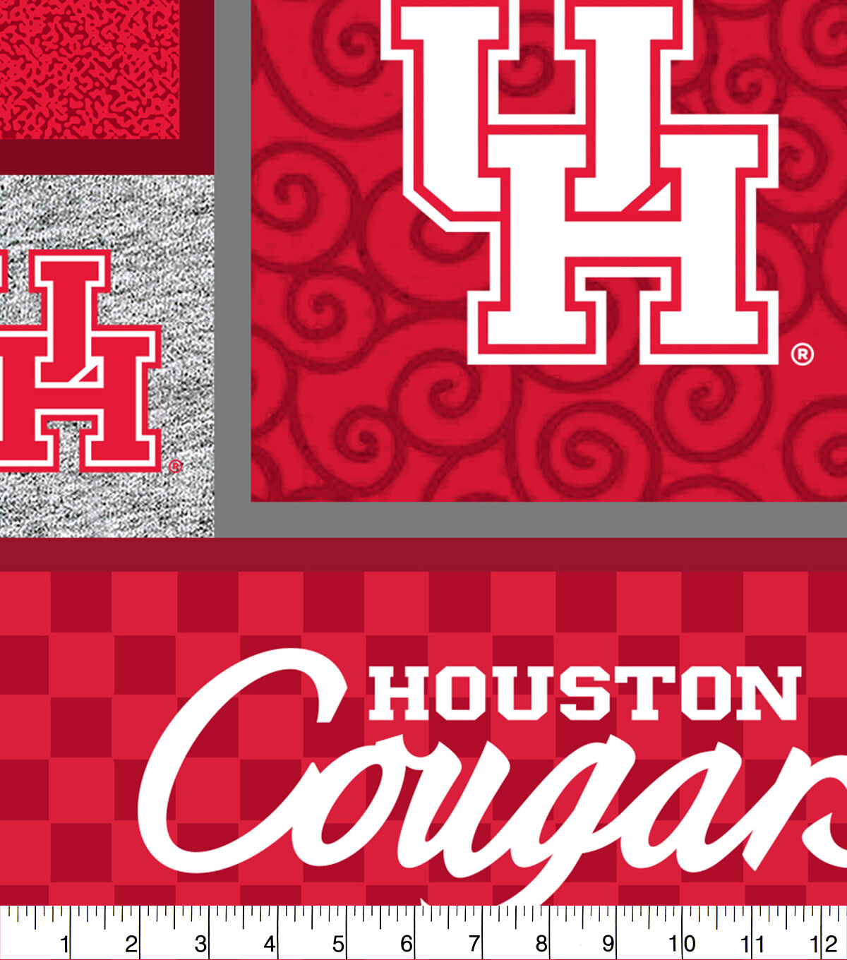 Houston College Fleece Fabric Patch