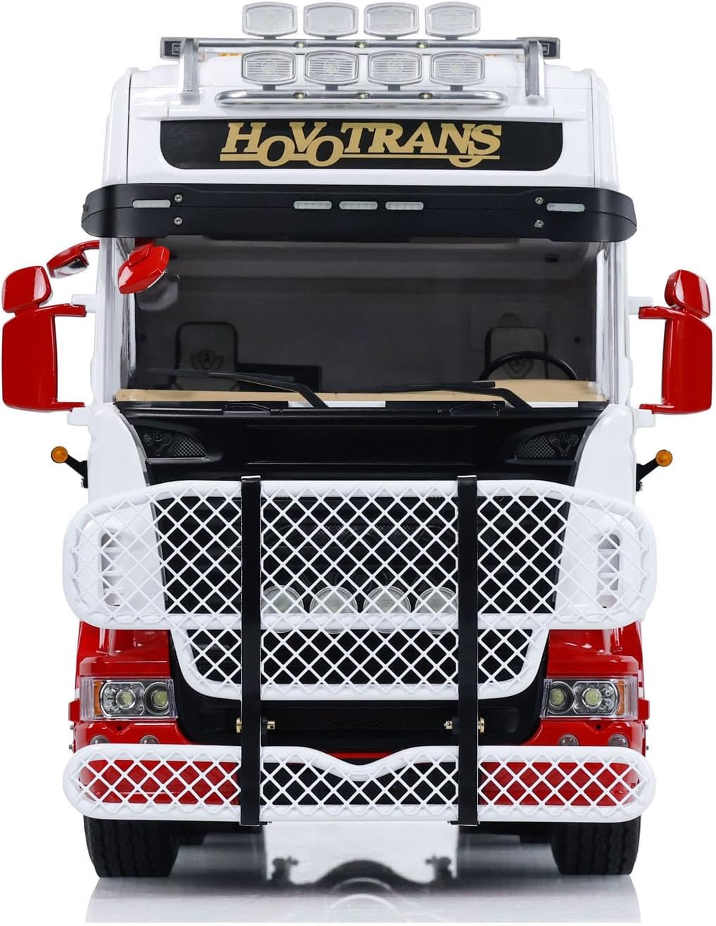 LESU 1/14 8X8 RC Tractor Truck Metal RTR Remote Control Car 2-Speed Transmission Motor Servo ESC Light Sound System