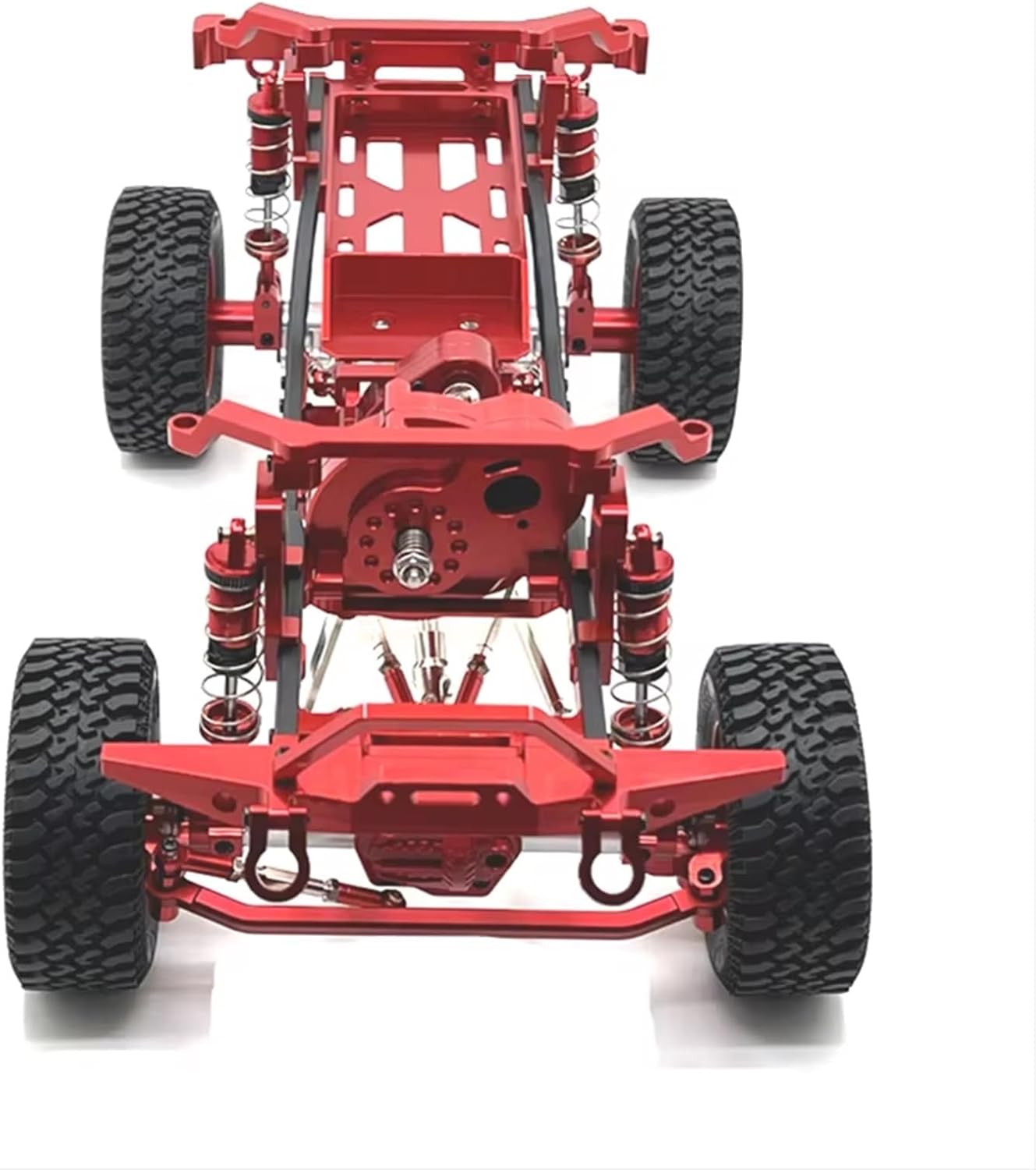 RC Models Spare Parts For MN For MN128 MN86 MN86S G500 1/12 Metal Upgrade Replacement Parts Chassis Frame Remote Control Car Accessories(Silver)