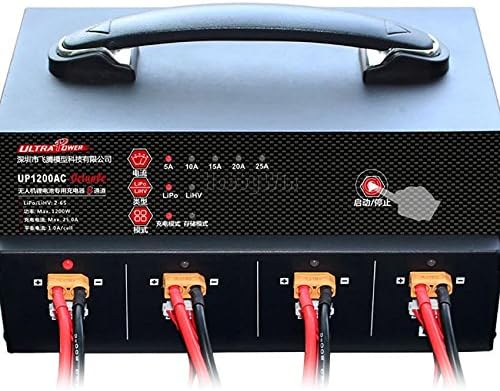 UP1200AC Octuple LiPo LiHV 2-6s Battery Charger for Big Drones