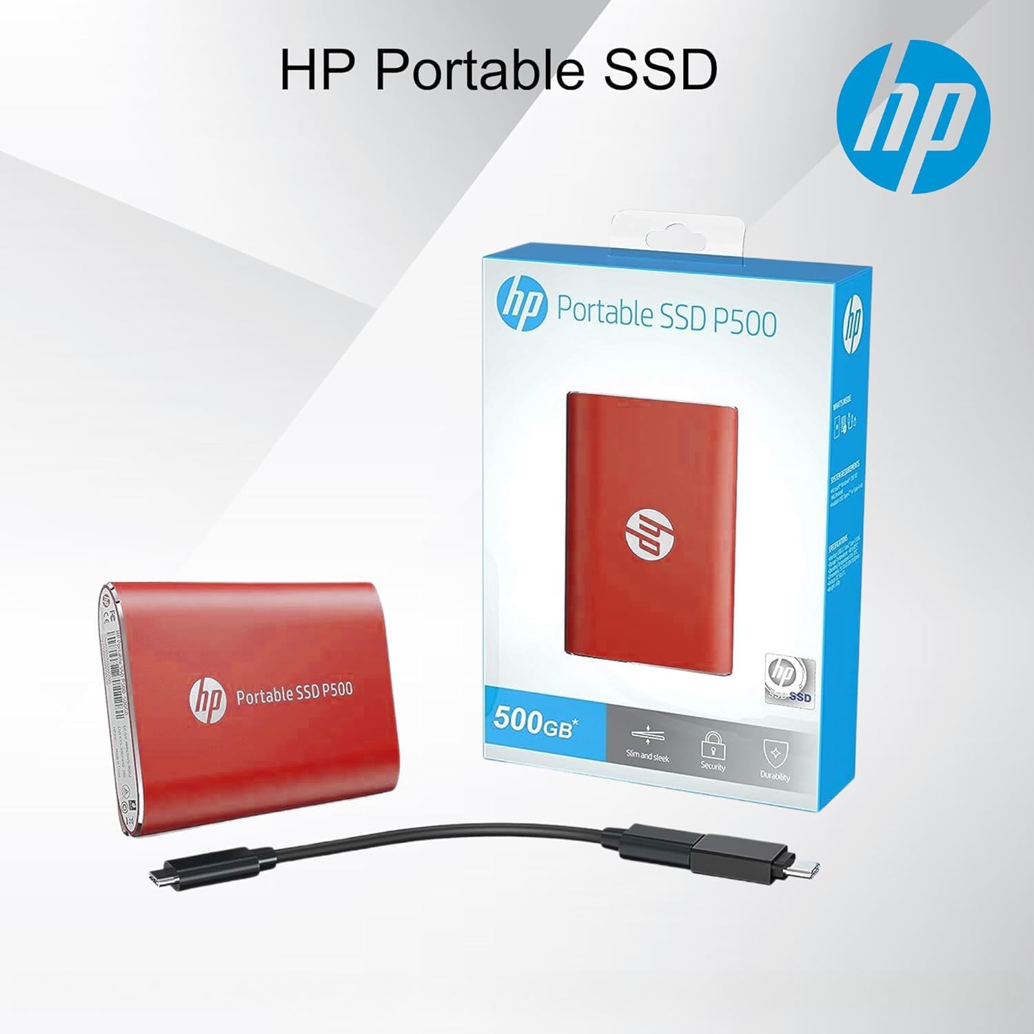 HP 14 Laptop • Back to School Limited Edition with Microsoft 365 • 4-Core Intel CPU • 32GB RAM • 1.6TB Storage (128GB OnBoard + 512GB P500 Portable SSD + 1T OneDrive) • Natural Silver • Win 11