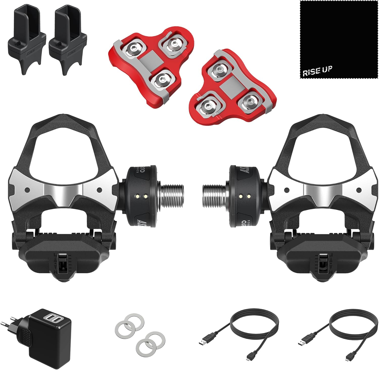 Favero Assioma Duo, Dual-Sensing Side Pedal Based Cycling Power Meter, Bluetooth & ANT+ Connectivity for Bike Computers, Cycling GPS Units, & Smartphones