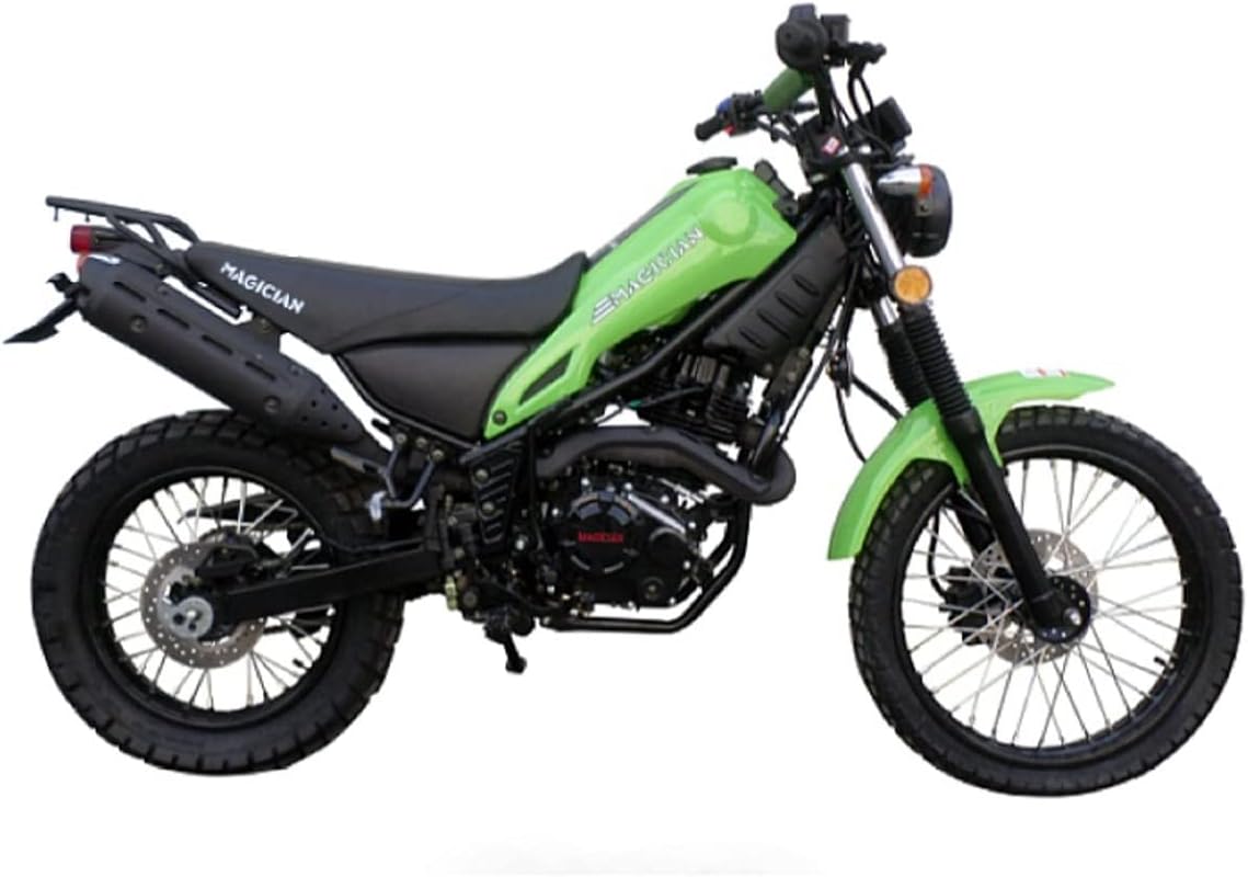 HHH 250cc Motorcycle Model RPS Magician 250cc Dual Sports Enduro 5 Speed Adult 250cc Scooter Motorcycle Street Bike (Black)