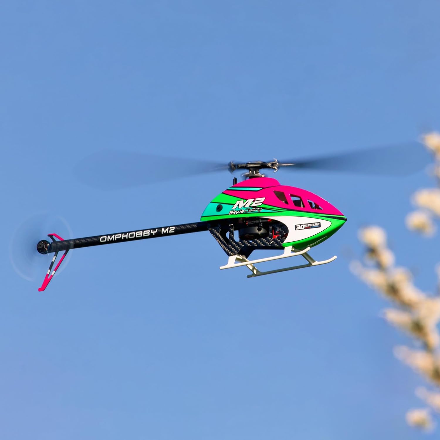 OMPHOBBY M2 V3 PRO RC Helicopter for Adults, Support APP Tuning & Telemetry, 6CH 3D Brushless Direct Drive, Lightweight 320g, OFS3 Flight Control, 200-Class Mini Helicopter for Outdoor Yellow PNP