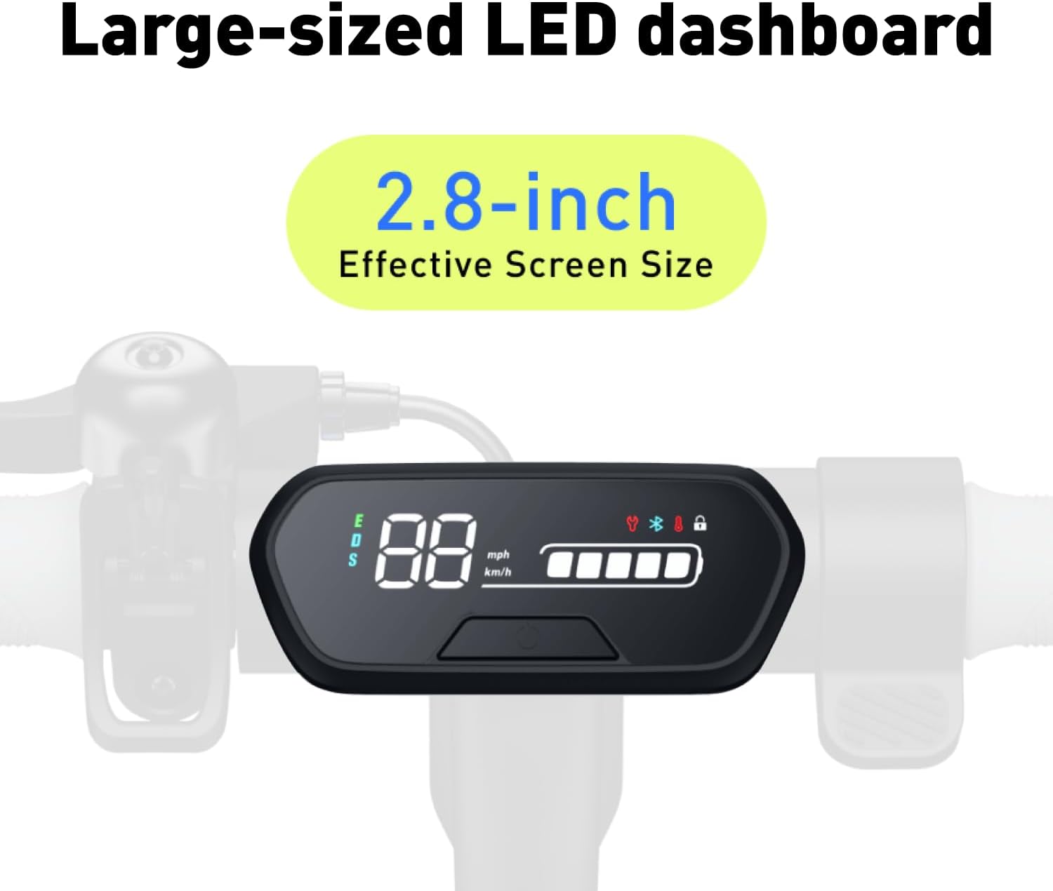 Segway Ninebot eKickScooter C2 Pro w/9.3 mi Max Range & 12.4 mph Max Speed + 80Six Dual Certified Kids Helmet