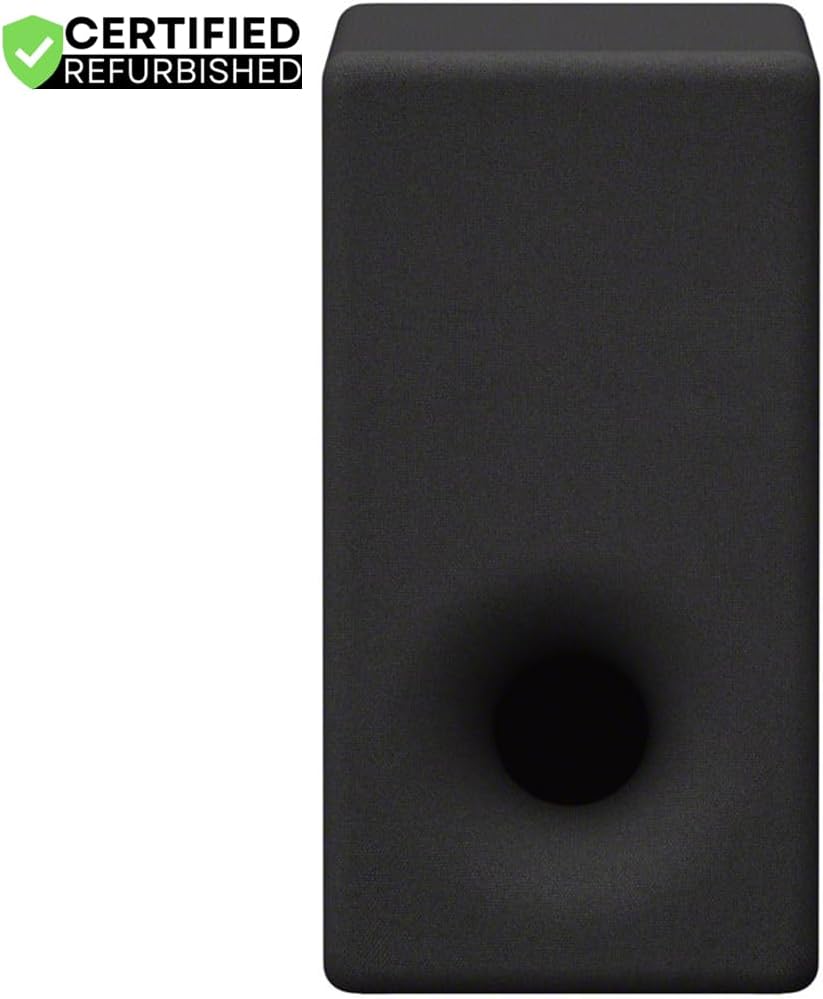 Sony SA-SW3 6.3 inch 200W Wireless Subwoofer for HT-A9/A7000 Soundbars (Renewed) Bundle with 1 YR CPS Enhanced Protection Pack