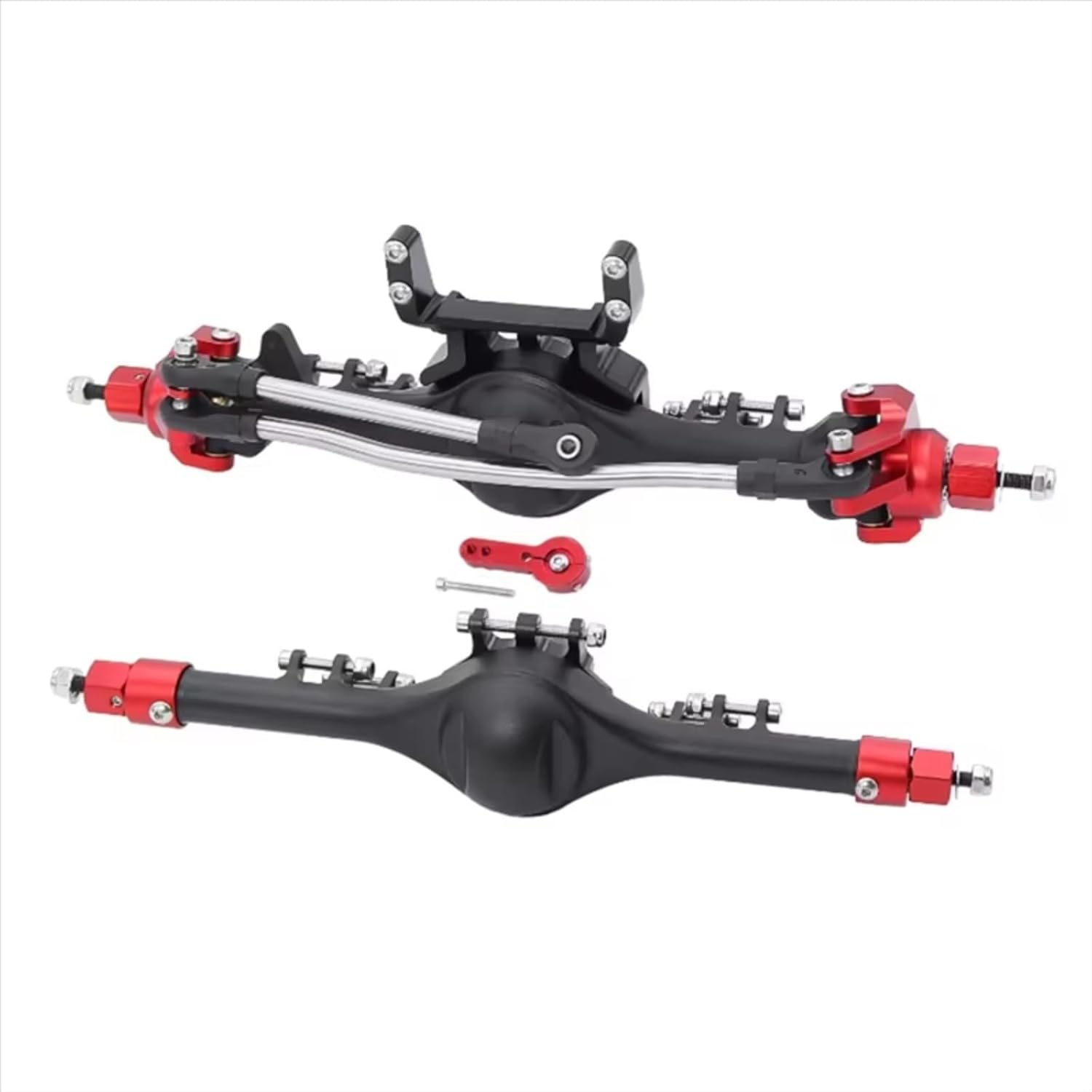 Compatible with Axial for SCX10 90046 90047 1/10 RC Crawler Car Upgrade Parts Accessories Front Rear Straight Complete Axles RC Car Accessories