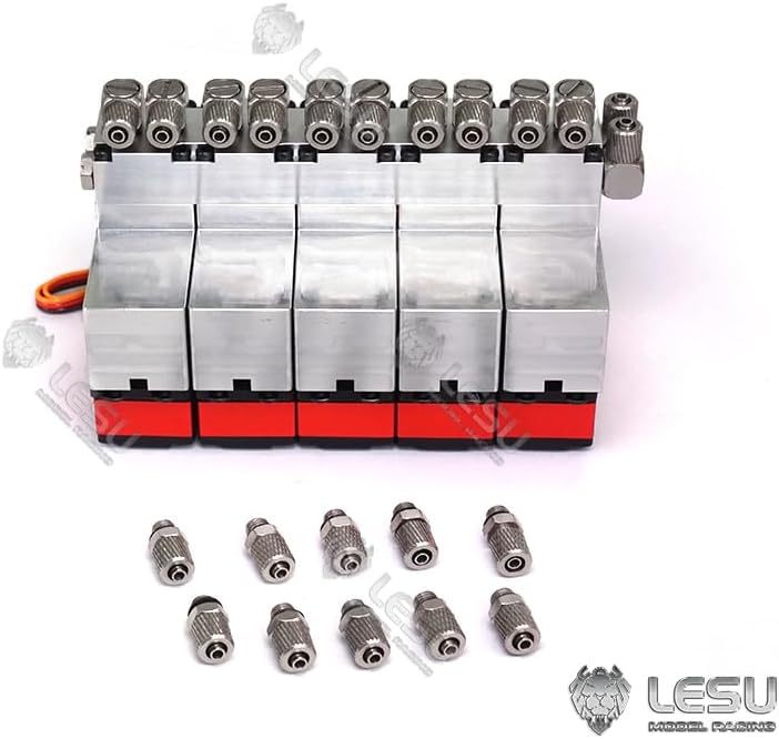 TOUCAN RC HOBBY LESU 5CH Reversing Valve Servo for 1/14 RC Hydraulic Truck Loader Excavator