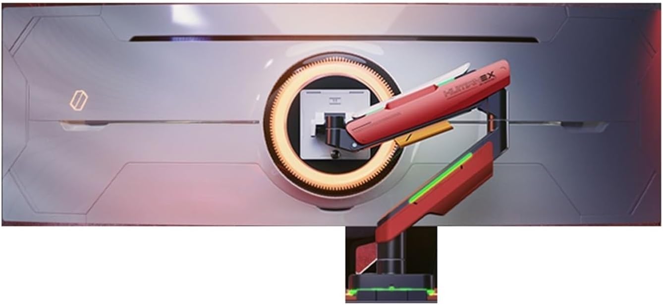 Monitor Stand T18X With Fish Screen 49-inch Stand 20kg Curved Screen Pneumatic Base(Red)