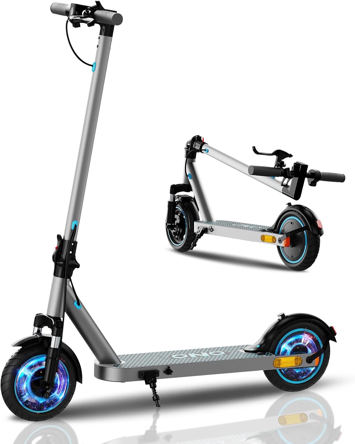 E-Scooter 500W Peak Motor,19MPH/19-28mi Range, 8.5