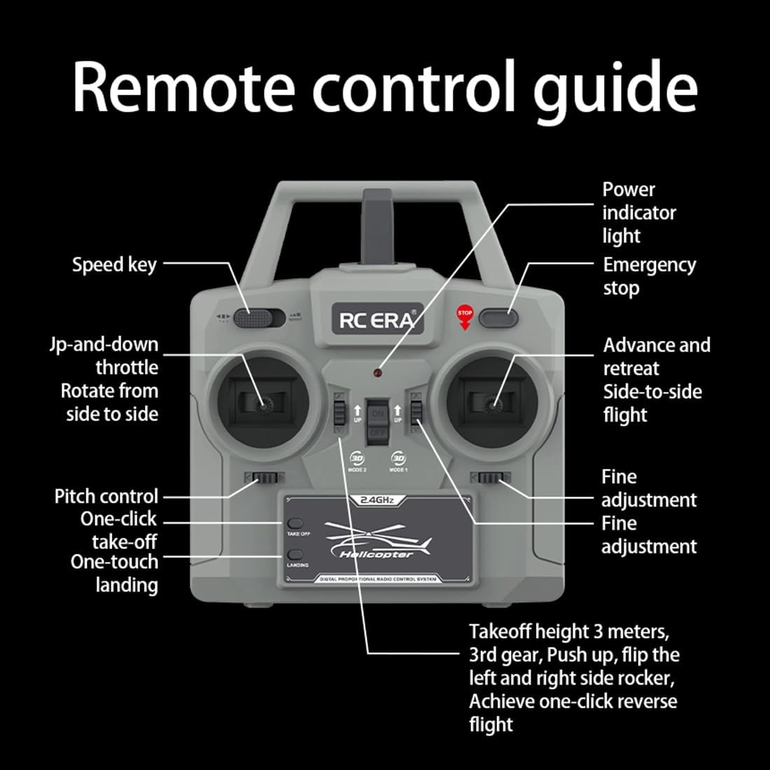 C123 RC Helicopters for Adults,1/36 Scale 2.4G 6CH Single-Rotor Gyroscopic Flying Aircraft Model with Optical Flow Positioning and One Key Take Off/Landing (Champagne Gold, with 3 Battery)