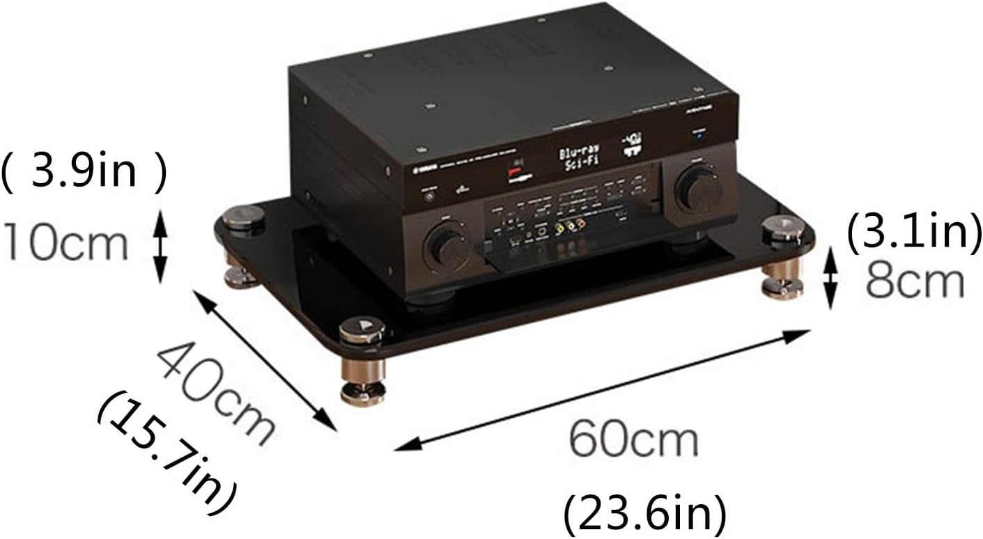 SEIFE 1/2/3/4 Tier Split Type Glass av Media Stand