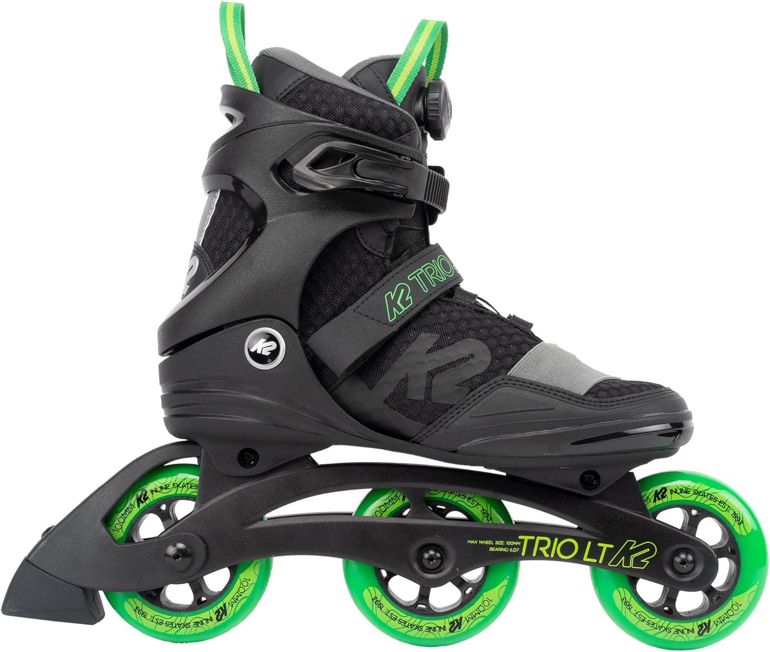 K2 Trio LT 100 BOA Mens Urban Inline Skates