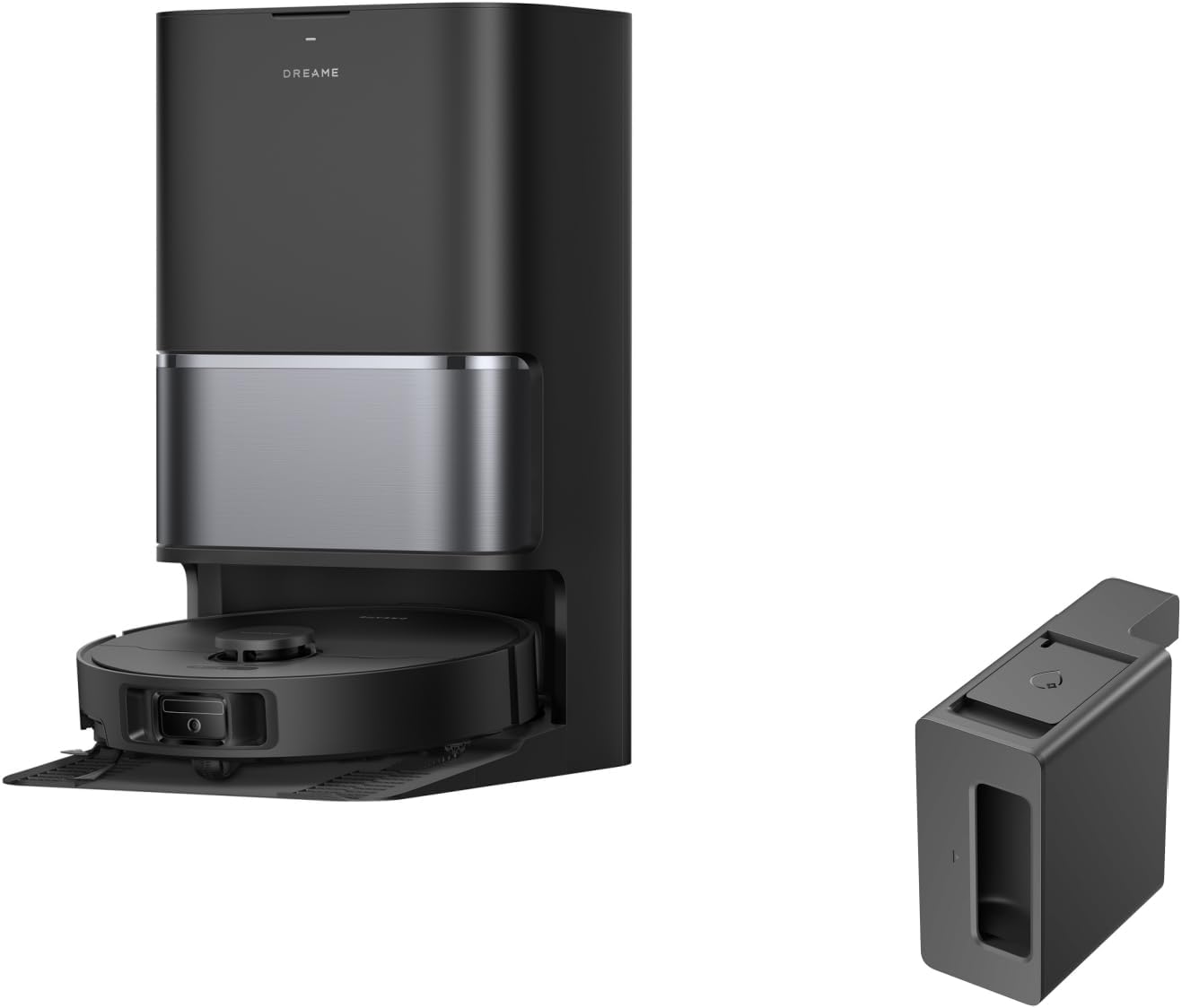 DREAME L40 Ultra Gen 2 Robot Vacuum Cleaner (Black) and Automatic Cleaning Solution Dispenser Module