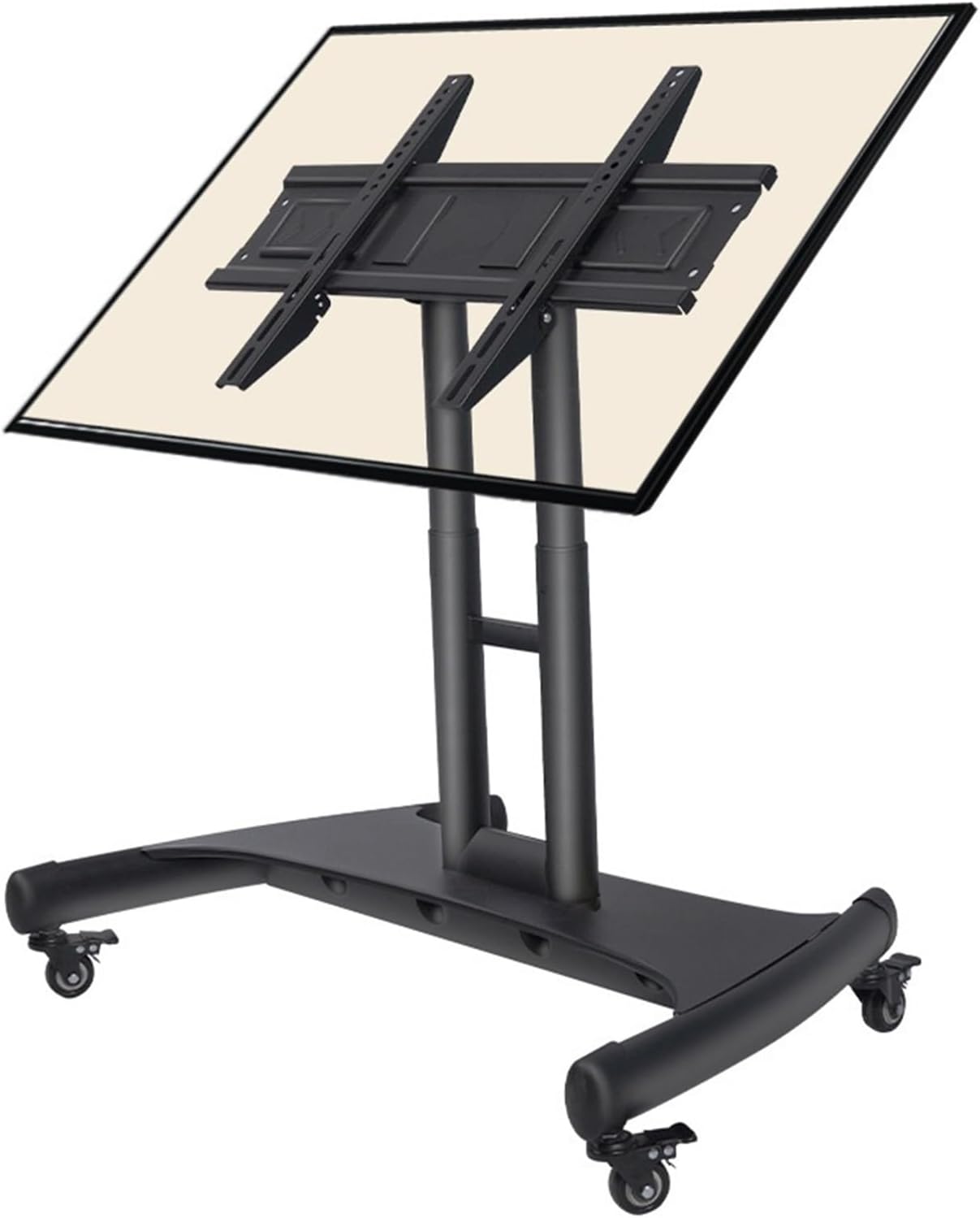 32-75 inch Short TV Mobile Bracket Floor cart Vertical TV Mount