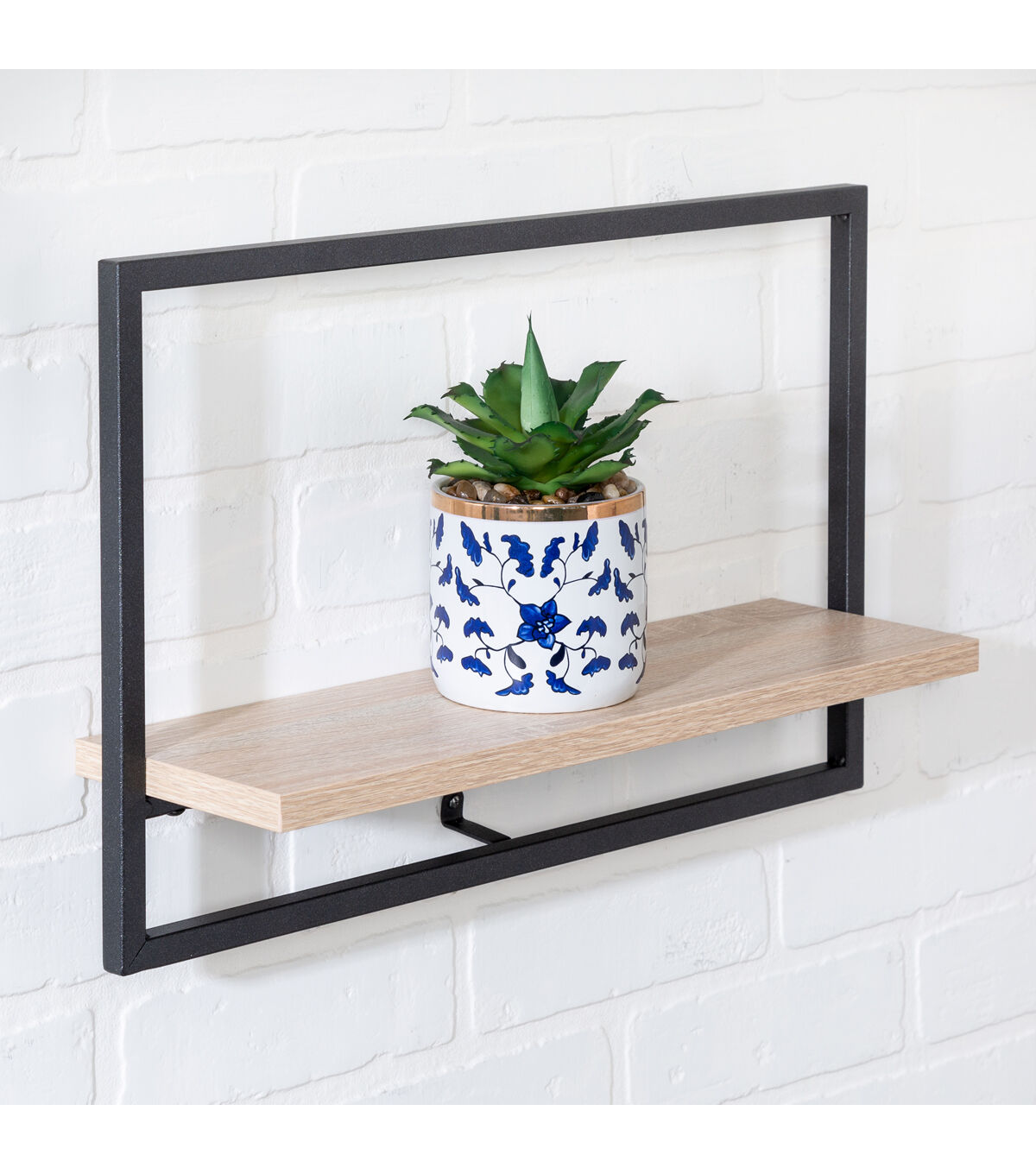 Honey Can Do 17.7 Horizontal Floating Wall Shelf