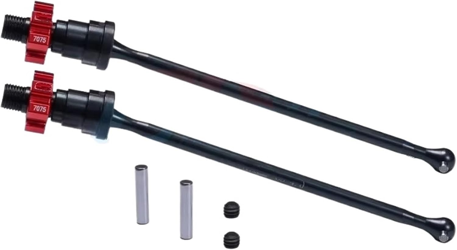 RC Car Transmission Shaft for Traxxas 1/5 for X-Maxx 8S for Monster Truck 77086-4 77097-4 Front Rear Drive Shaft 7075 Alloy Hex 7750X#7768#7756# Transmission Shaft RC Car Parts(Red)