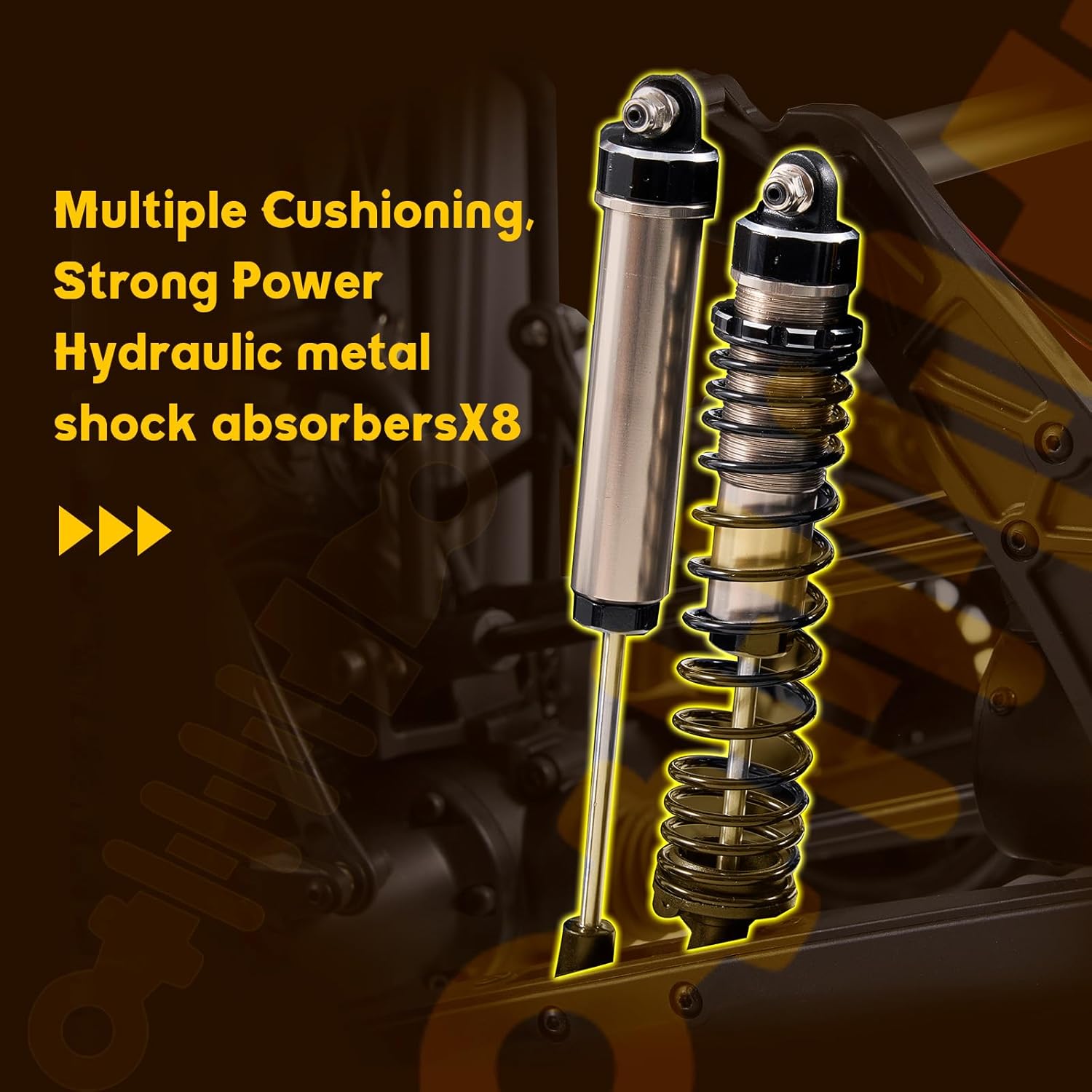 Rochobby Ford Bronco 1/7 Ridge Racer U4 RC Crawler, 4WD Brushless RC Truck, Fast Speed Desert Buggy 80km/h, RC Rock Crawler for Adults (Blue)