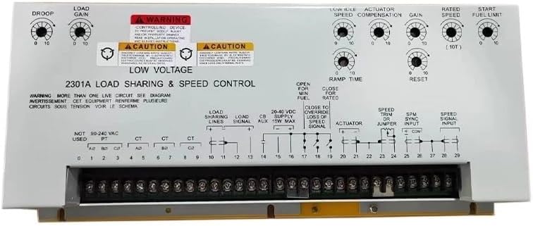 2301A 9907-018 Generator Parts Controller 2301A Speed Governor Control Panel 9907-018
