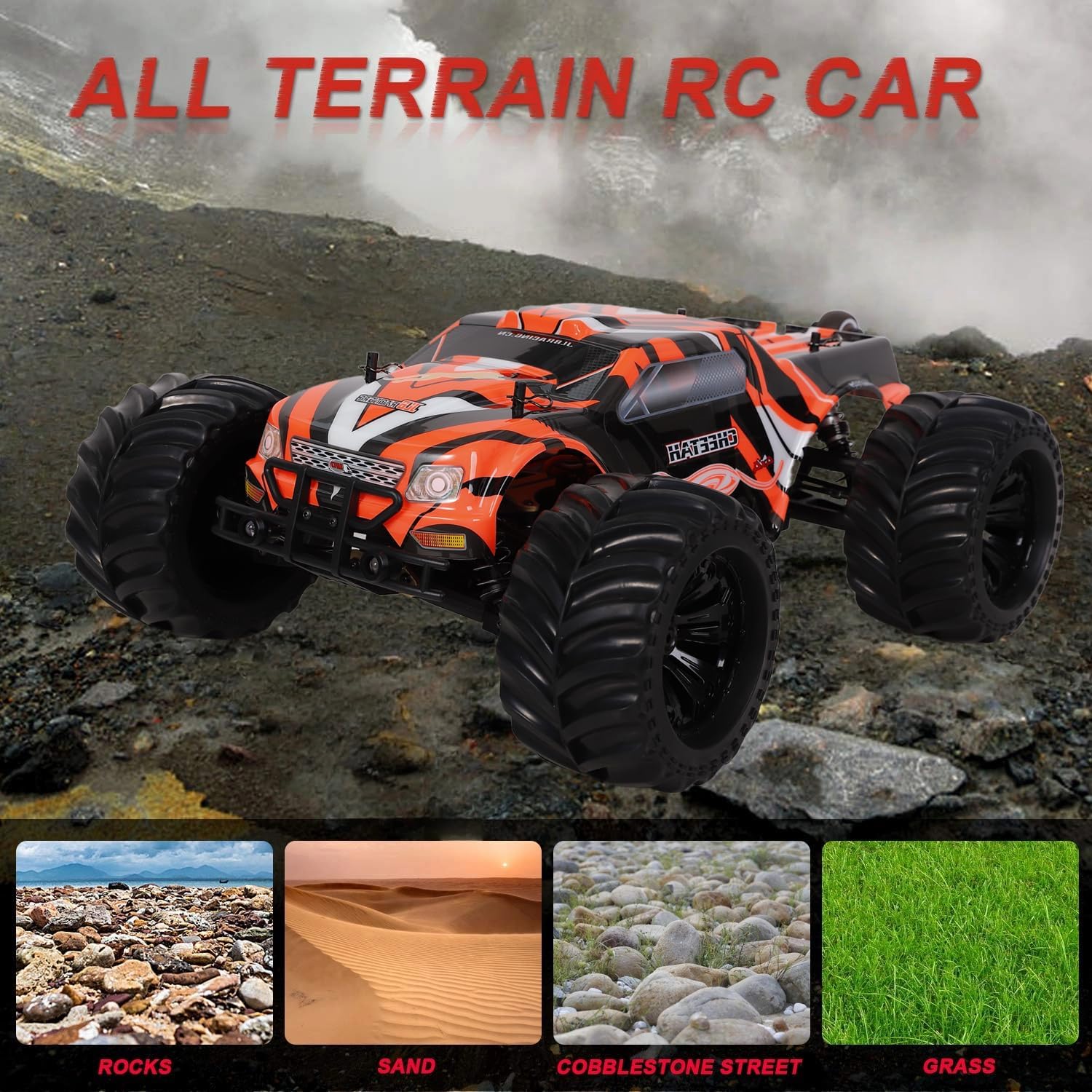 JLBRACINGRC 1:10 Scale Remote Control Car,80+KM/H High Speed RTR RC Truck,2.4GHZ Radio Controlled Electric Cars,4WD 4x4 Off Road Monster Truck,IPX7 Waterproof Brushless RC Car for Adults