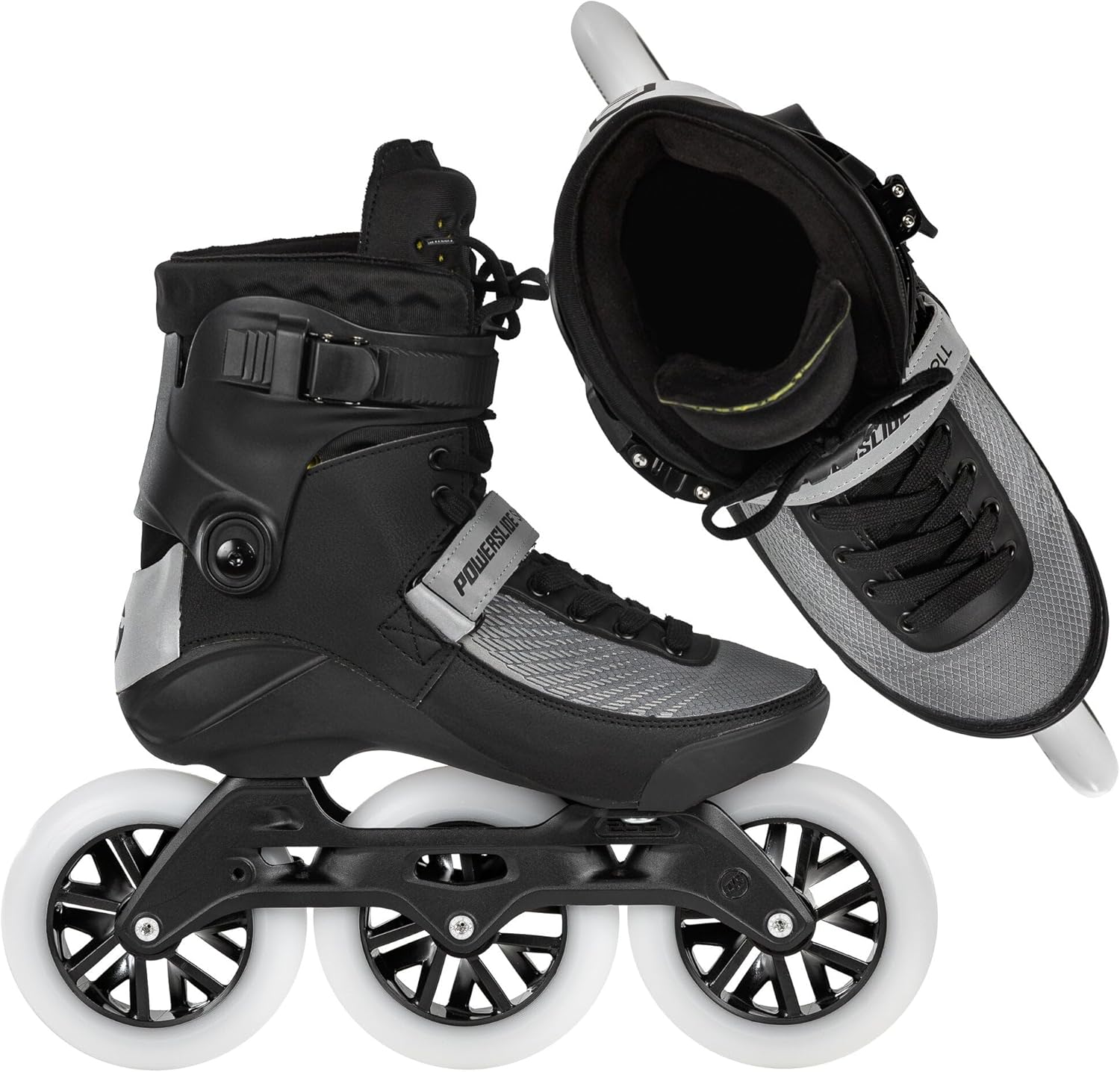 Powerslide PS Swell Nite 125 3D Adapt Skates Blk/Reflect 10.5 (44)