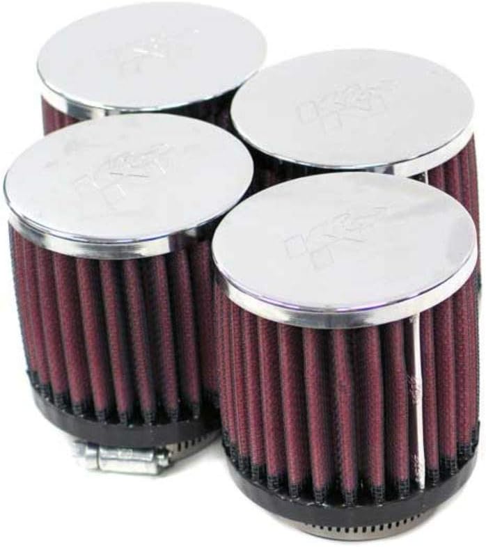 K&N Universal Clamp-On Air Filter: High Performance, Premium, Washable, Replacement Engine Filter: Flange Diameter: 2.0625 In, Filter Height: 3 In, Flange Length: 0.625 In, Shape: Round, RC-1894