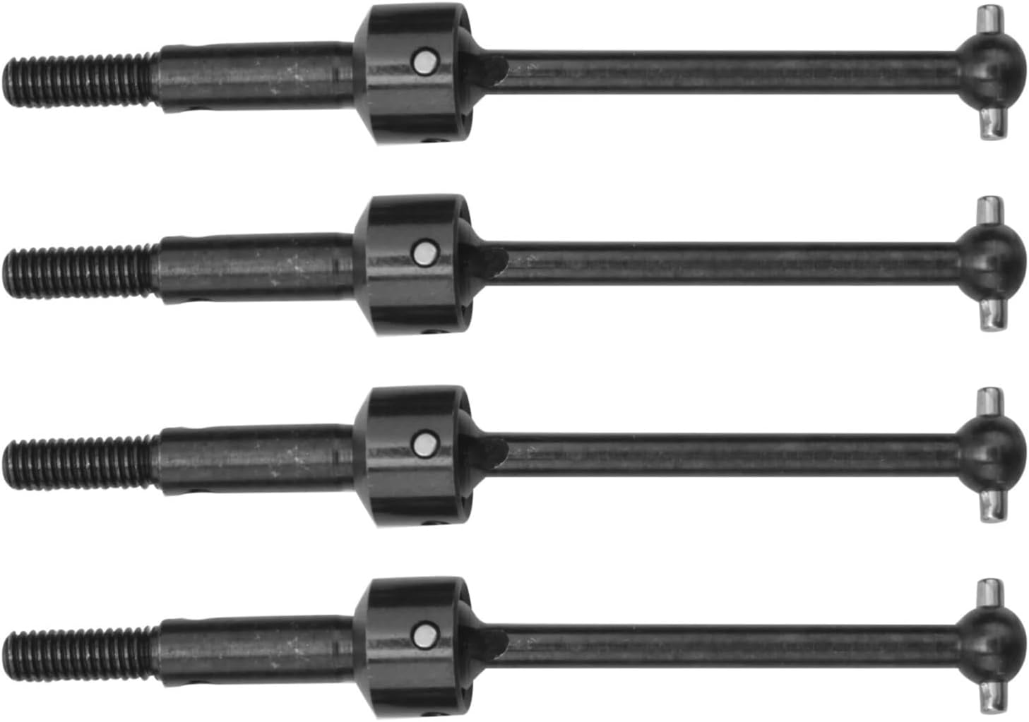 RC Car Drive Shafts for Tamiya for TT01 TT02 TA04 1/10 rc Cars Metal Universal Shaft CVD Driveshaft Drive Shaft 53792 39mm Upgrade Parts(4pcs)