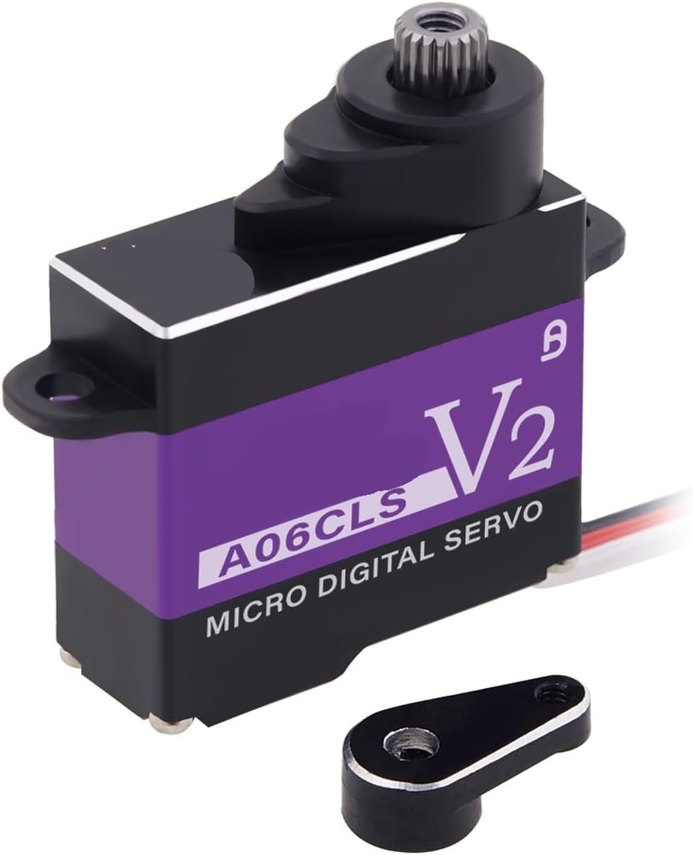 A06CLS V2 CNC 20T HV 7g Gear 3.0KG 0.052Sec Ultra Fast Programmable Servo(A06CLS JST 20T Set1)