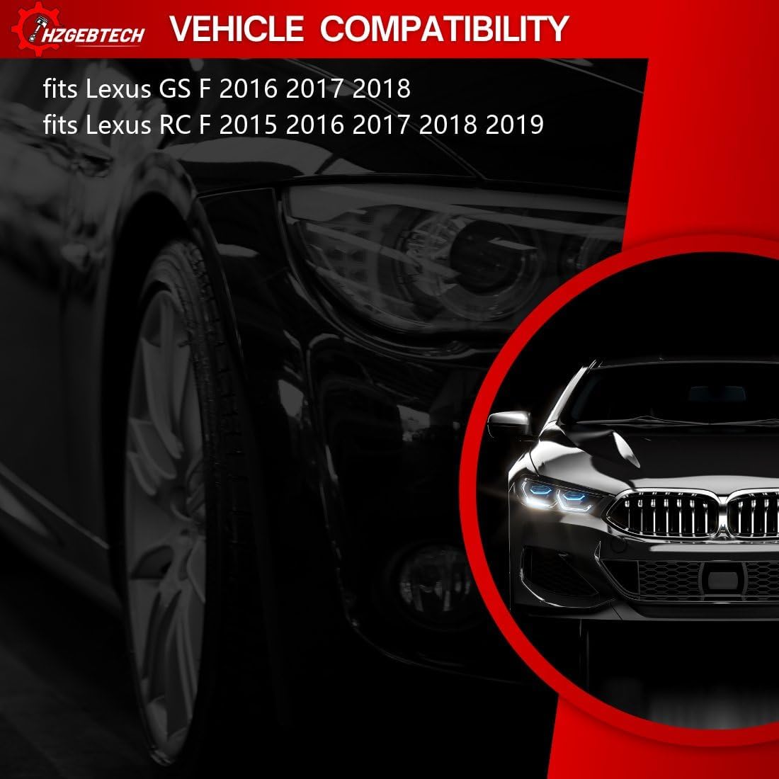 1X Front Brake Rotor Right fits Lexus RC F 5.0L 2015 2016 2017 2018 2019, fits GS F 5.0L 2016 2017 2018