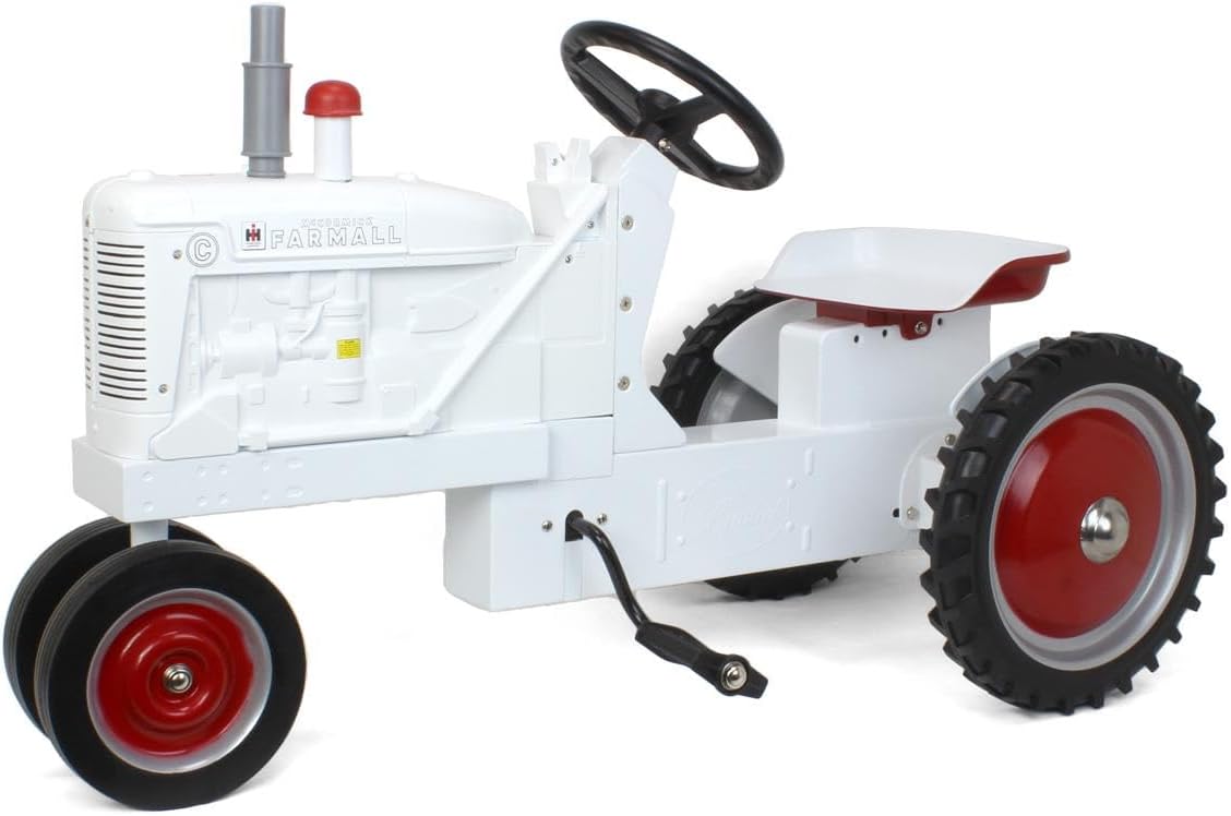 ERTL Farmall C White Demonstrator Pedal Tractor, Farmall 100th Anniversary, ERTL Limited Series ZFN44214