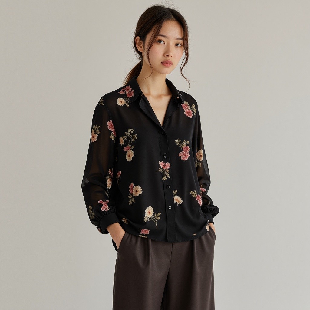 The Lily Blouse // Noir