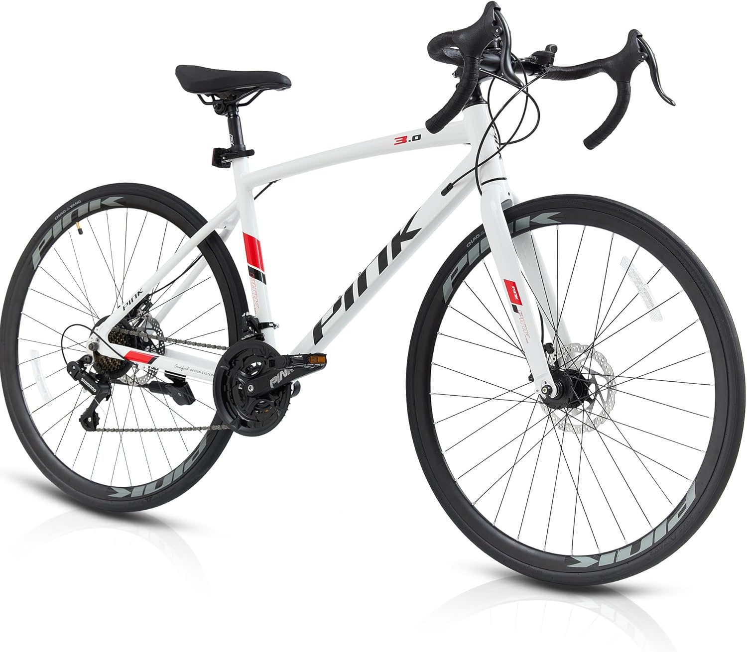 Pipleo Kids Road Bike, 700C City Road Bicycle, 21 Speeds Shimano Drivetrain Sport Racing Bike, Light Weight Aluminum Frame, Urban Bike for Boys Grils Bicycle