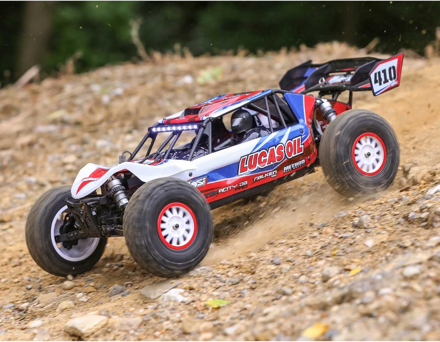Losi 1/10 Tenacity DB Pro 4 Wheel Drive Desert Buggy Brushless RTR Battery and Charger Not Included with Smart Lucas Oil LOS03027V2T1