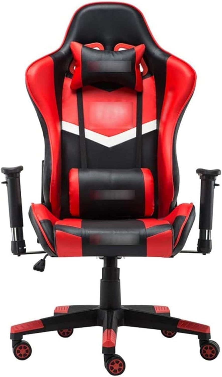 Lightweight Decoration Accessories Computer Chair Swivel Chair Racing Gaming PU Leather Adjustable Recliner (Color : Red Size : 70X70X127CM) (Color : Red Size : 70X70X127CM)