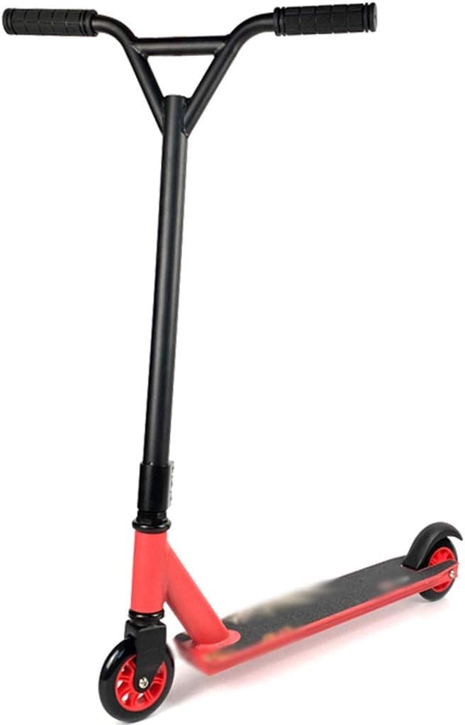Scooters Lightweight Sport Scooters Urban Mobility Kick Scooter, Youth Fitness Pro Scooter, Outdoor Cool Trick Scooters (Color : Red, Size : 66 * 48 * 83cm)
