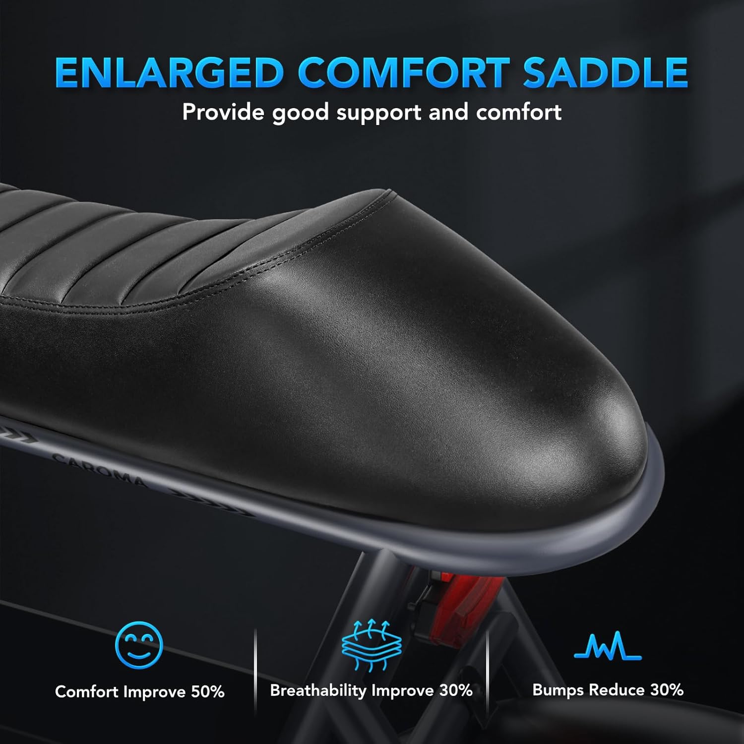 Caroma Peak 1200W Electric Scooter with Seat, 16