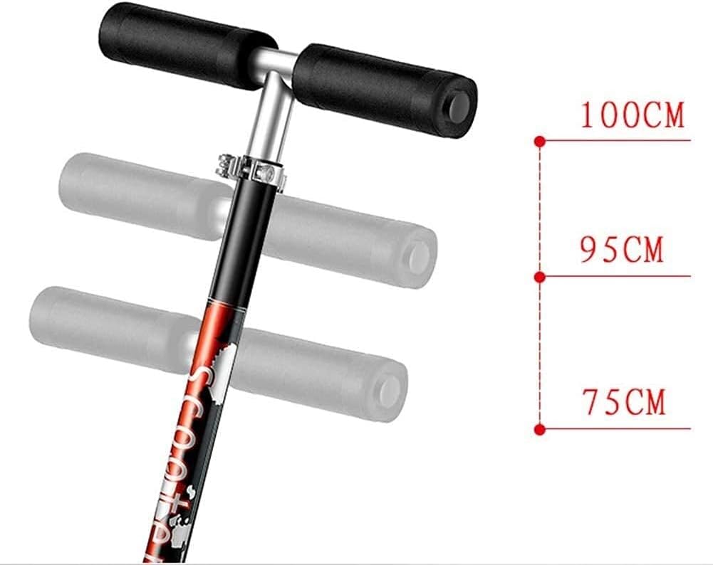 Scooters Kick Scooter for Adults Kids Big Wheel Scooter for Adult Teens – Lightweight Adjustable Foldable Commuter Kick Scooter with Rear Fender Brake Non-Electric 220 Lbs Weight Capacity