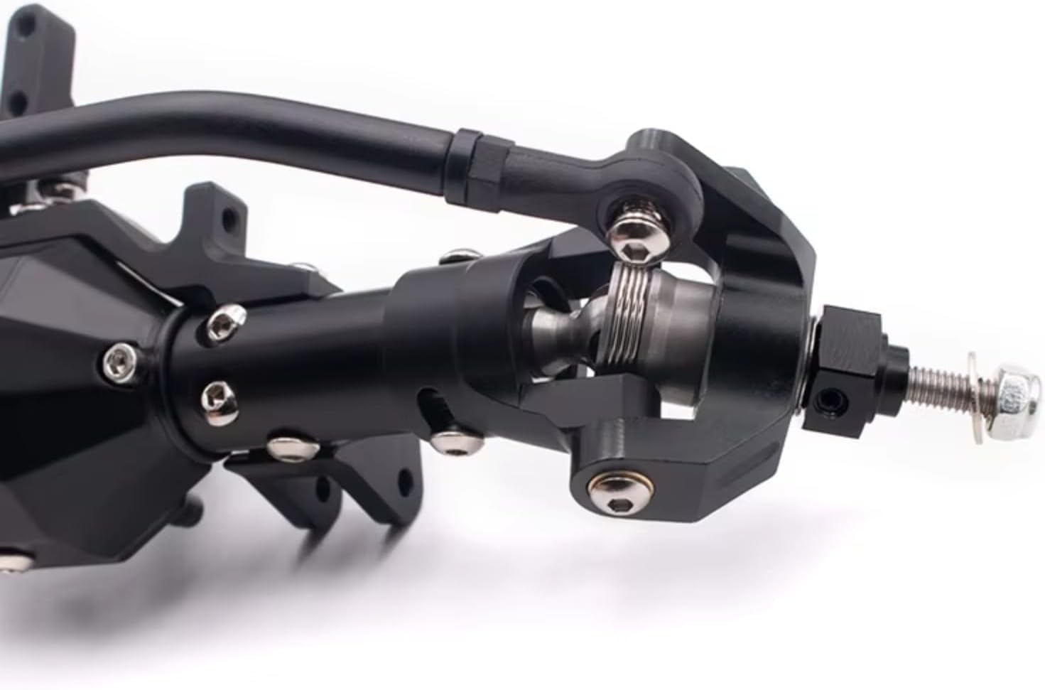 RC Axle Models For Wraith RR10 90048 For Ghost 1/10 Metal Front Rear Axle RC Crawler Car Parts Model Toy Frame Diamond Accessory